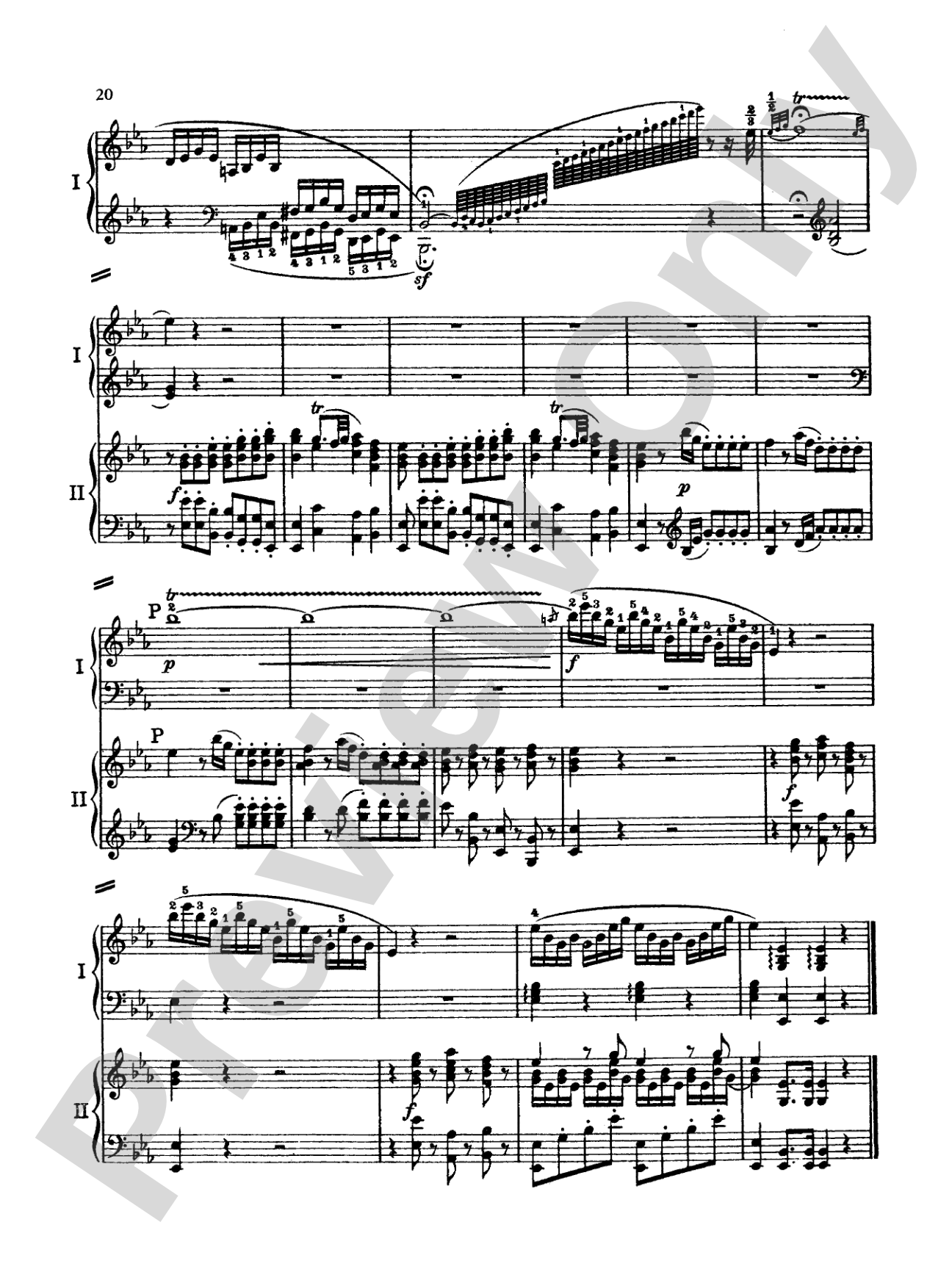Mozart: Piano Concerto No. 9 in E flat Major, K. 271: Piano Duo (2 Pianos, 4 Hands) Book (2 copies required)