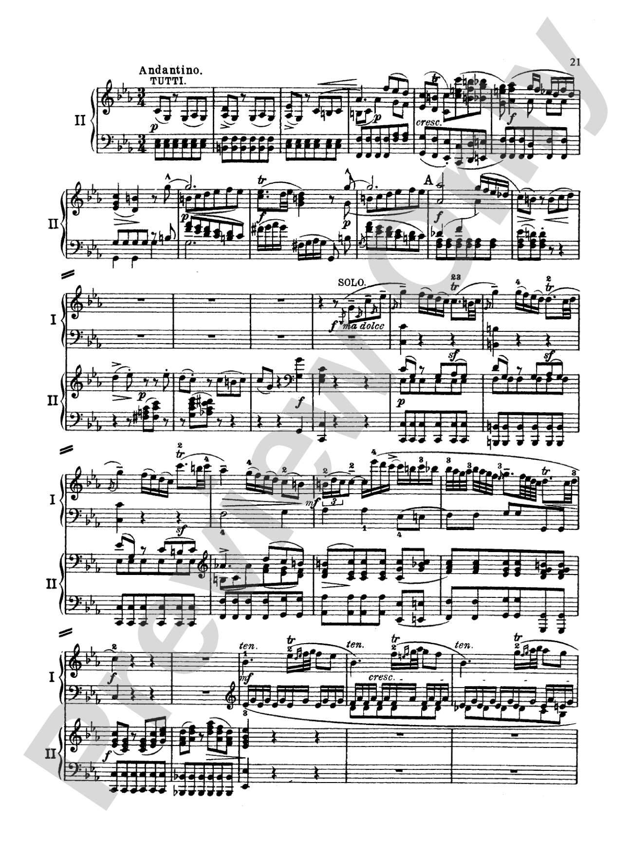 Mozart: Piano Concerto No. 9 in E flat Major, K. 271: Piano Duo (2 Pianos, 4 Hands) Book (2 copies required)