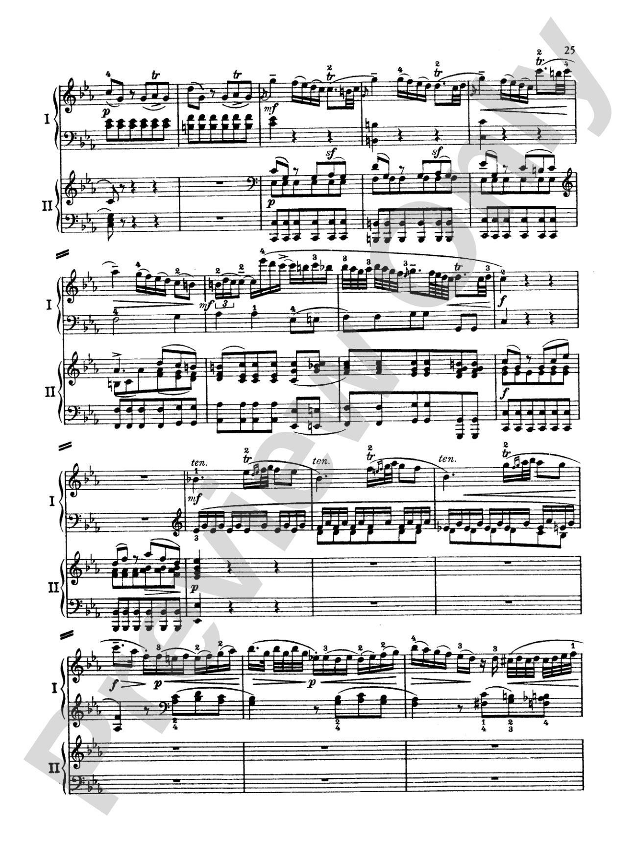 Mozart: Piano Concerto No. 9 in E flat Major, K. 271: Piano Duo (2 Pianos, 4 Hands) Book (2 copies required)