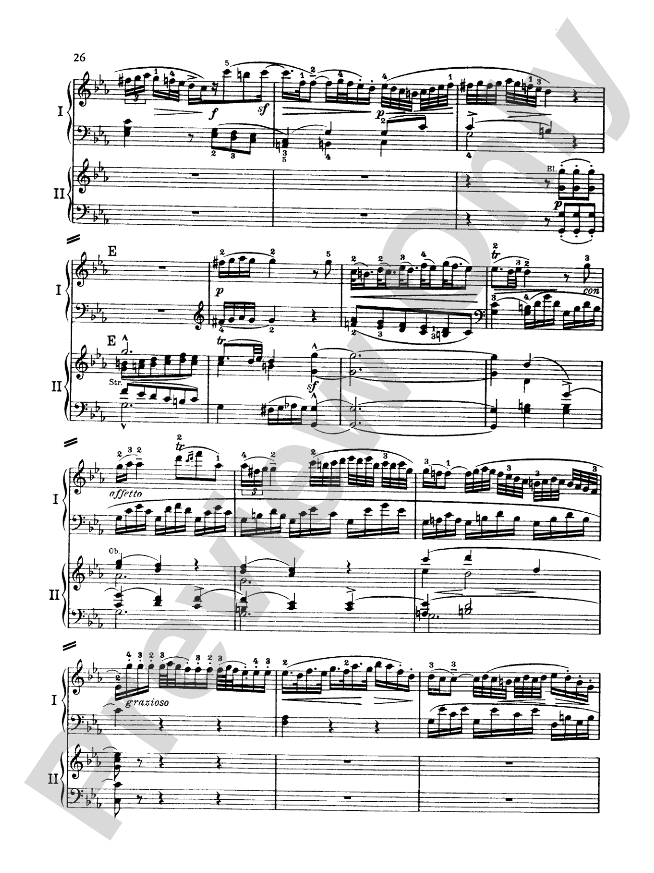 Mozart: Piano Concerto No. 9 in E flat Major, K. 271: Piano Duo (2 Pianos, 4 Hands) Book (2 copies required)