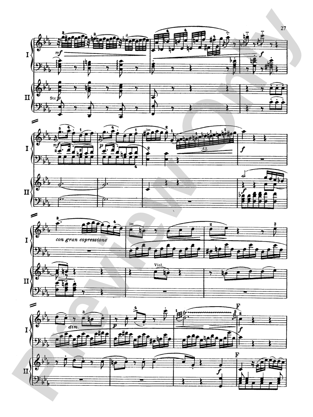 Mozart: Piano Concerto No. 9 in E flat Major, K. 271: Piano Duo (2 Pianos, 4 Hands) Book (2 copies required)
