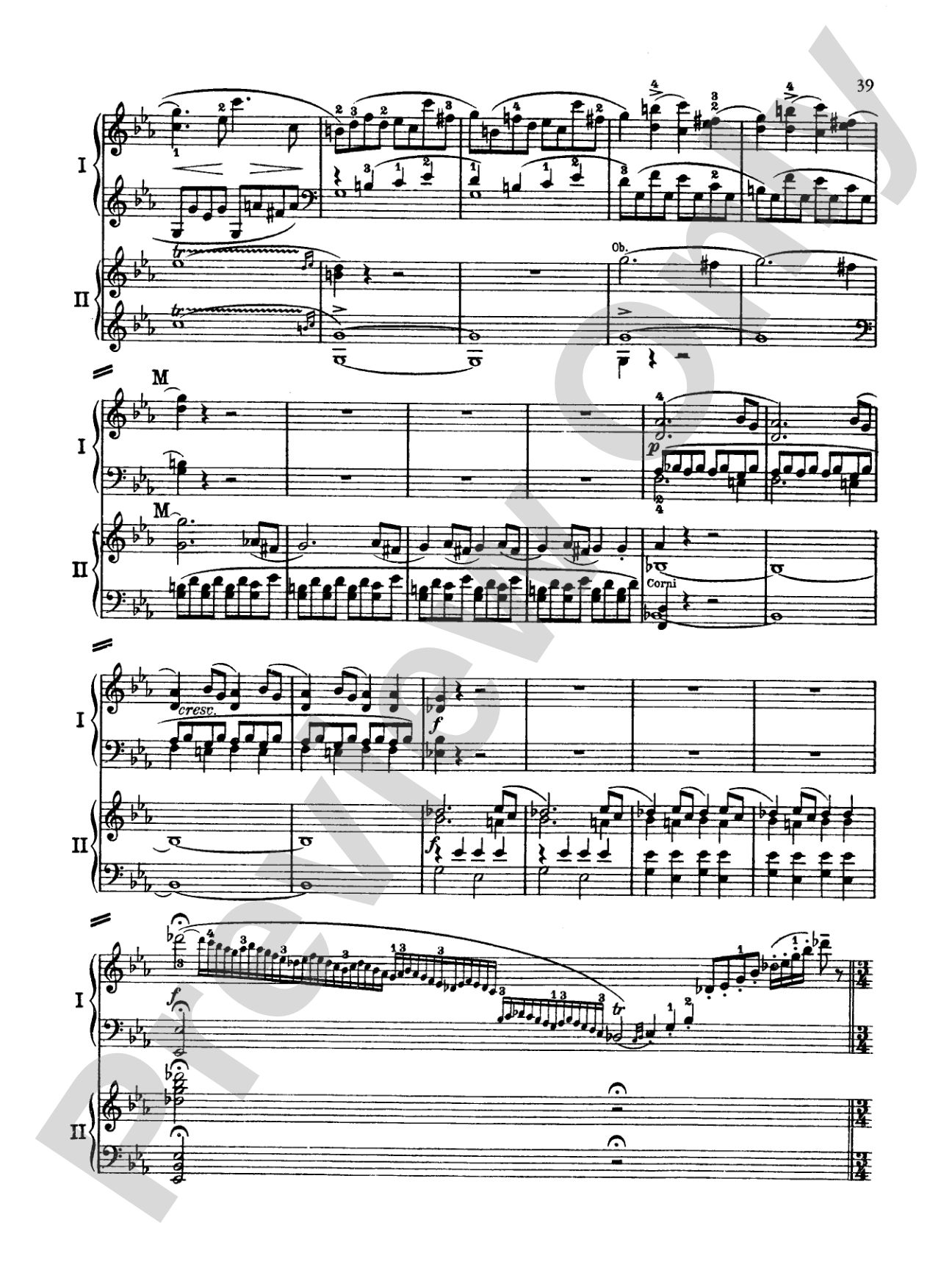 Mozart: Piano Concerto No. 9 in E flat Major, K. 271: Piano Duo (2 Pianos, 4 Hands) Book (2 copies required)
