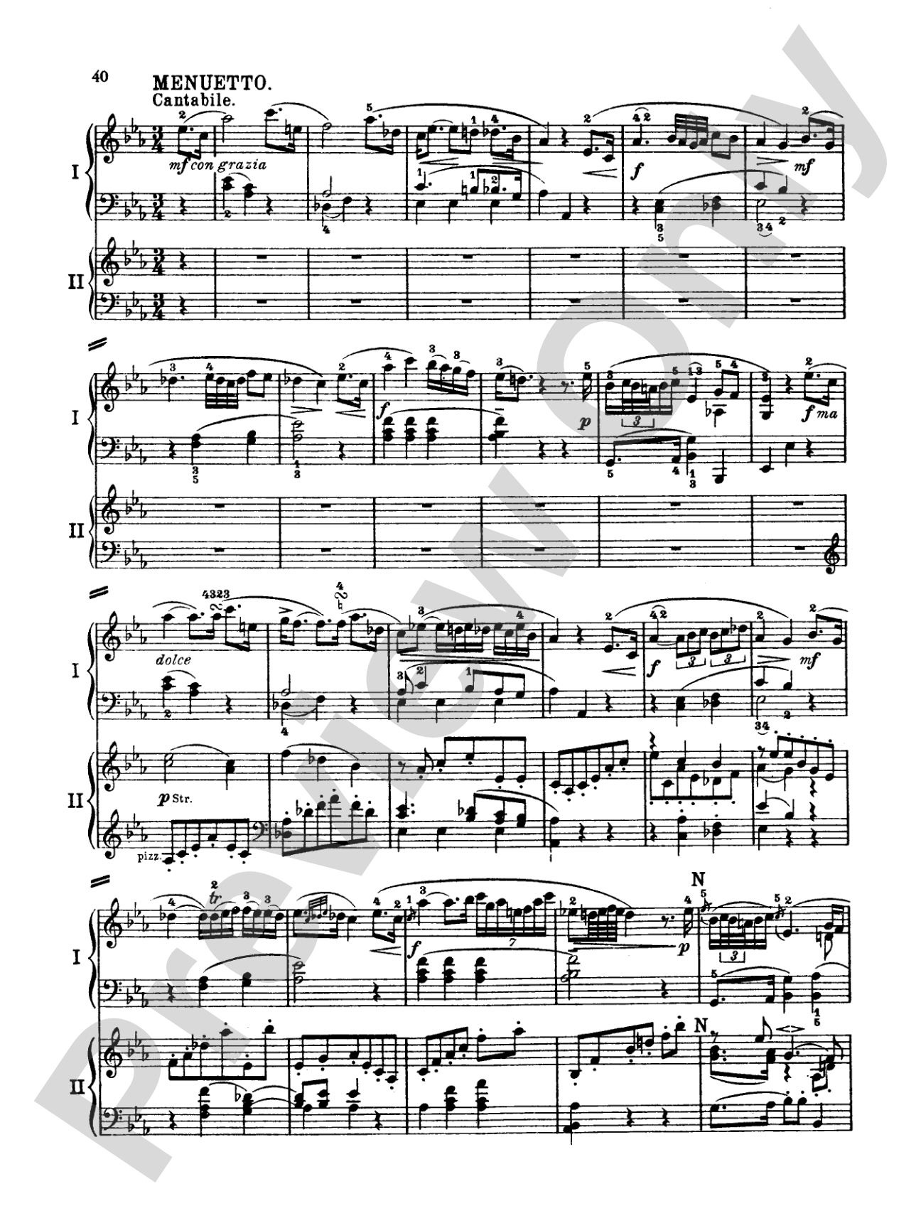 Mozart: Piano Concerto No. 9 in E flat Major, K. 271: Piano Duo (2 Pianos, 4 Hands) Book (2 copies required)