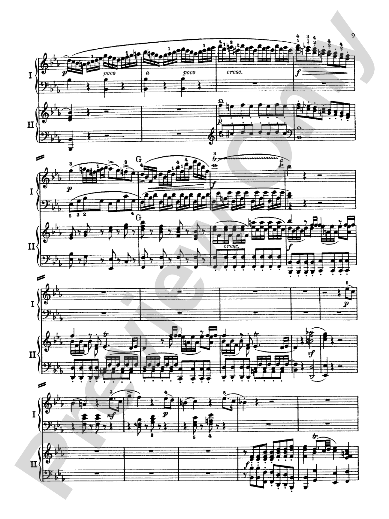 Mozart: Piano Concerto No. 9 in E flat Major, K. 271: Piano Duo (2 Pianos, 4 Hands) Book (2 copies required)