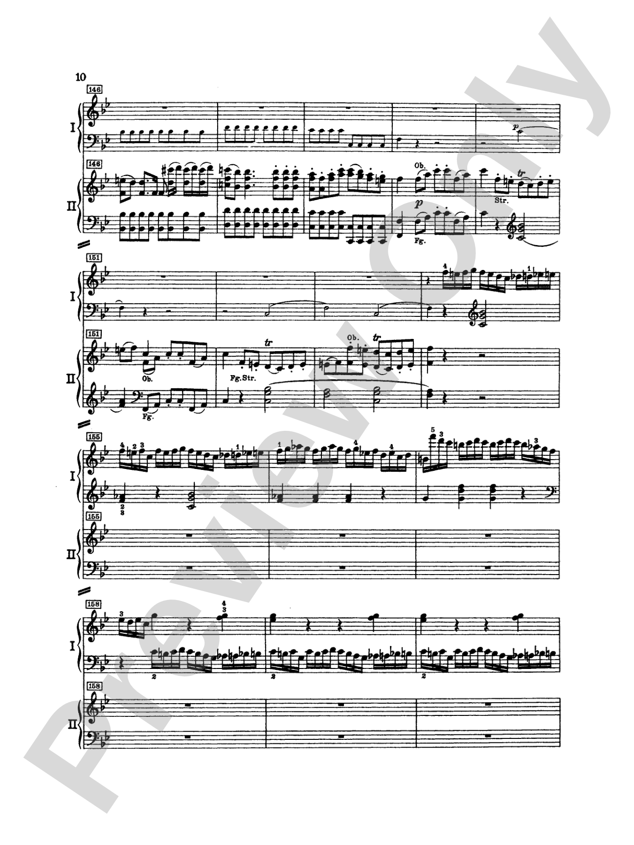 Mozart: Piano Concerto No. 15 in B flat Major, K. 450: Piano Duo (2 Pianos, 4 Hands) Book (2 copies required)