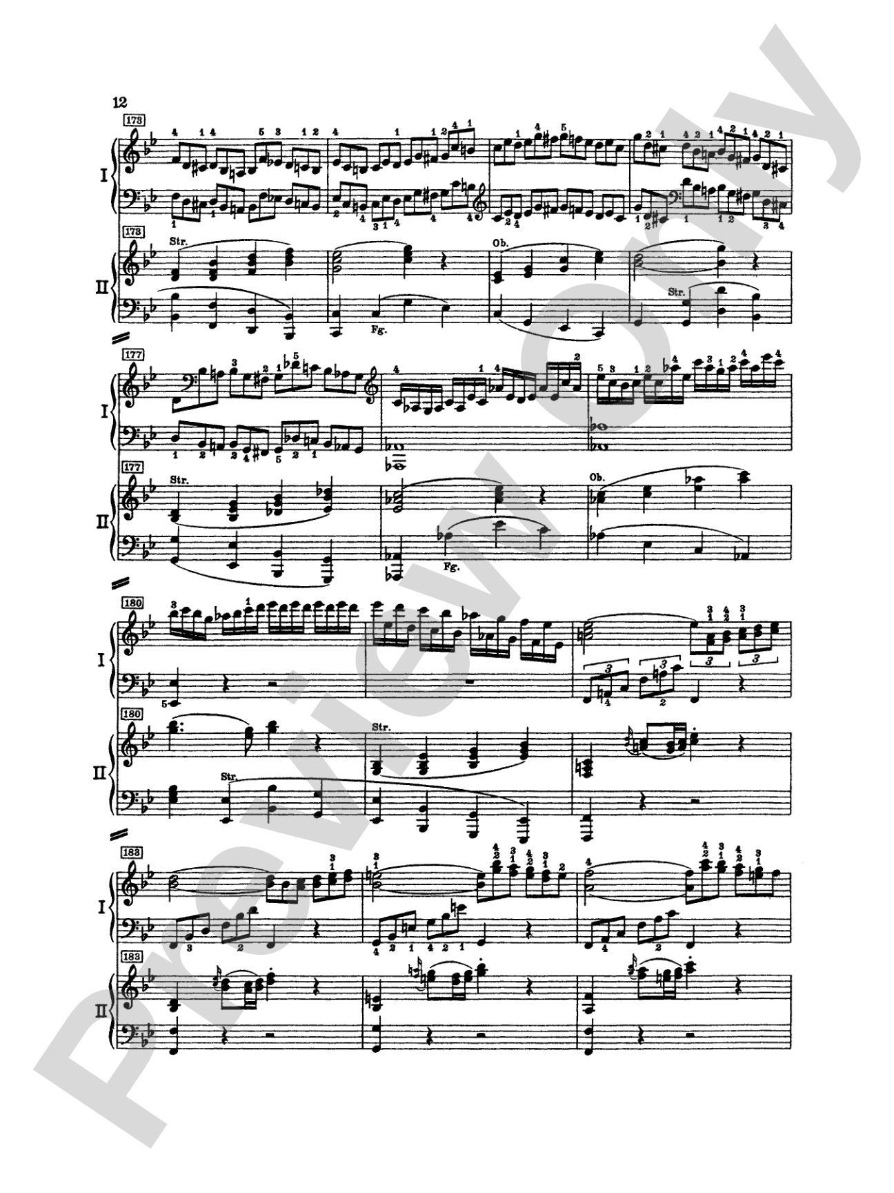 Mozart: Piano Concerto No. 15 in B flat Major, K. 450: Piano Duo (2 Pianos, 4 Hands) Book (2 copies required)
