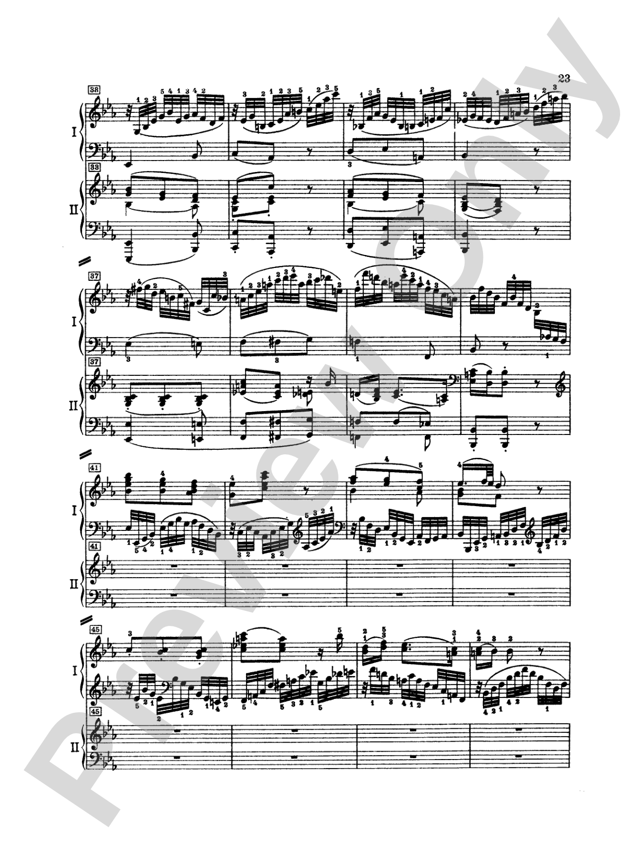 Mozart: Piano Concerto No. 15 in B flat Major, K. 450: Piano Duo (2 Pianos, 4 Hands) Book (2 copies required)