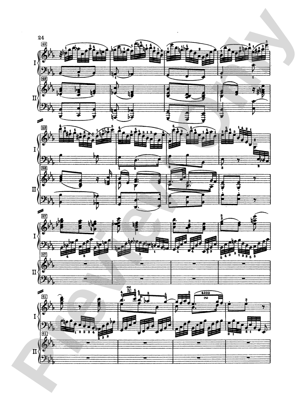 Mozart: Piano Concerto No. 15 in B flat Major, K. 450: Piano Duo (2 Pianos, 4 Hands) Book (2 copies required)