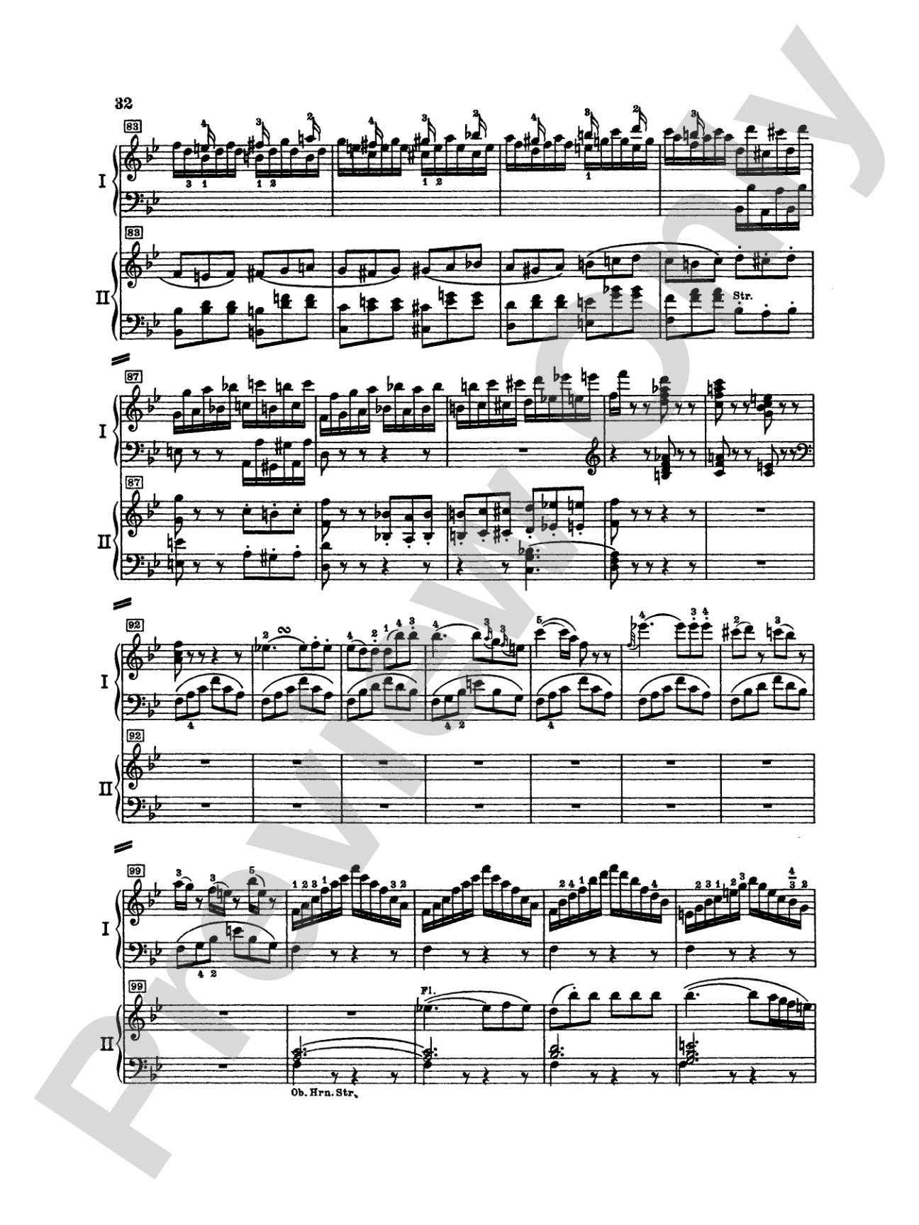 Mozart: Piano Concerto No. 15 in B flat Major, K. 450: Piano Duo (2 Pianos, 4 Hands) Book (2 copies required)
