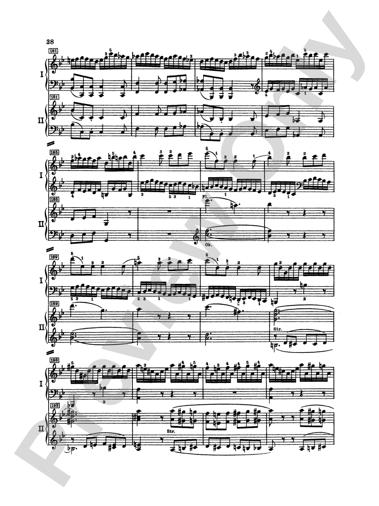 Mozart: Piano Concerto No. 15 in B flat Major, K. 450: Piano Duo (2 Pianos, 4 Hands) Book (2 copies required)