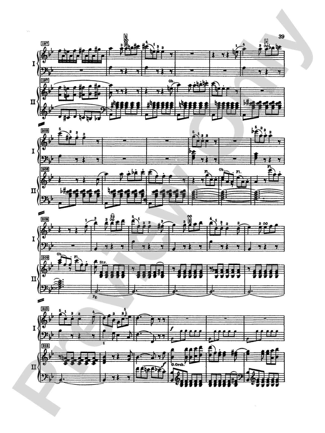Mozart: Piano Concerto No. 15 in B flat Major, K. 450: Piano Duo (2 Pianos, 4 Hands) Book (2 copies required)