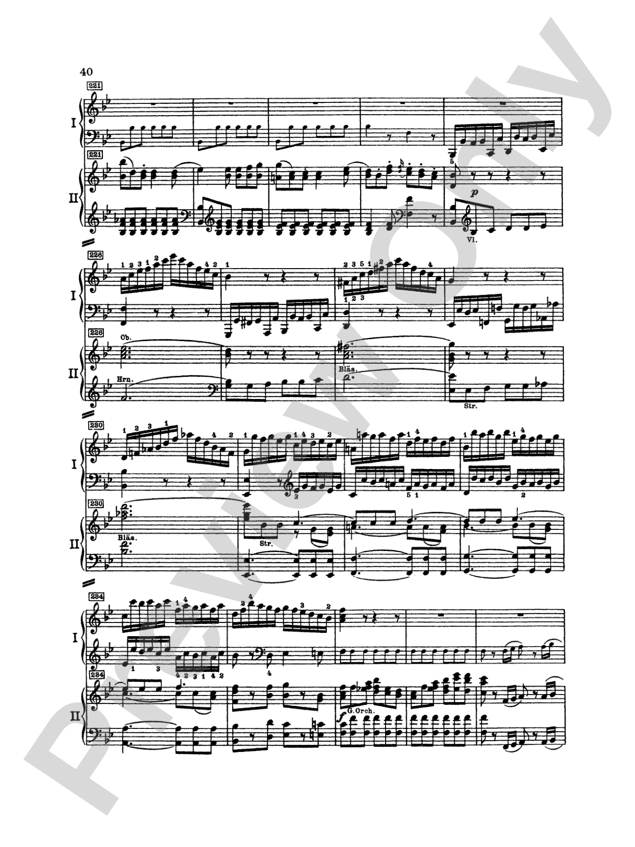 Mozart: Piano Concerto No. 15 in B flat Major, K. 450: Piano Duo (2 Pianos, 4 Hands) Book (2 copies required)