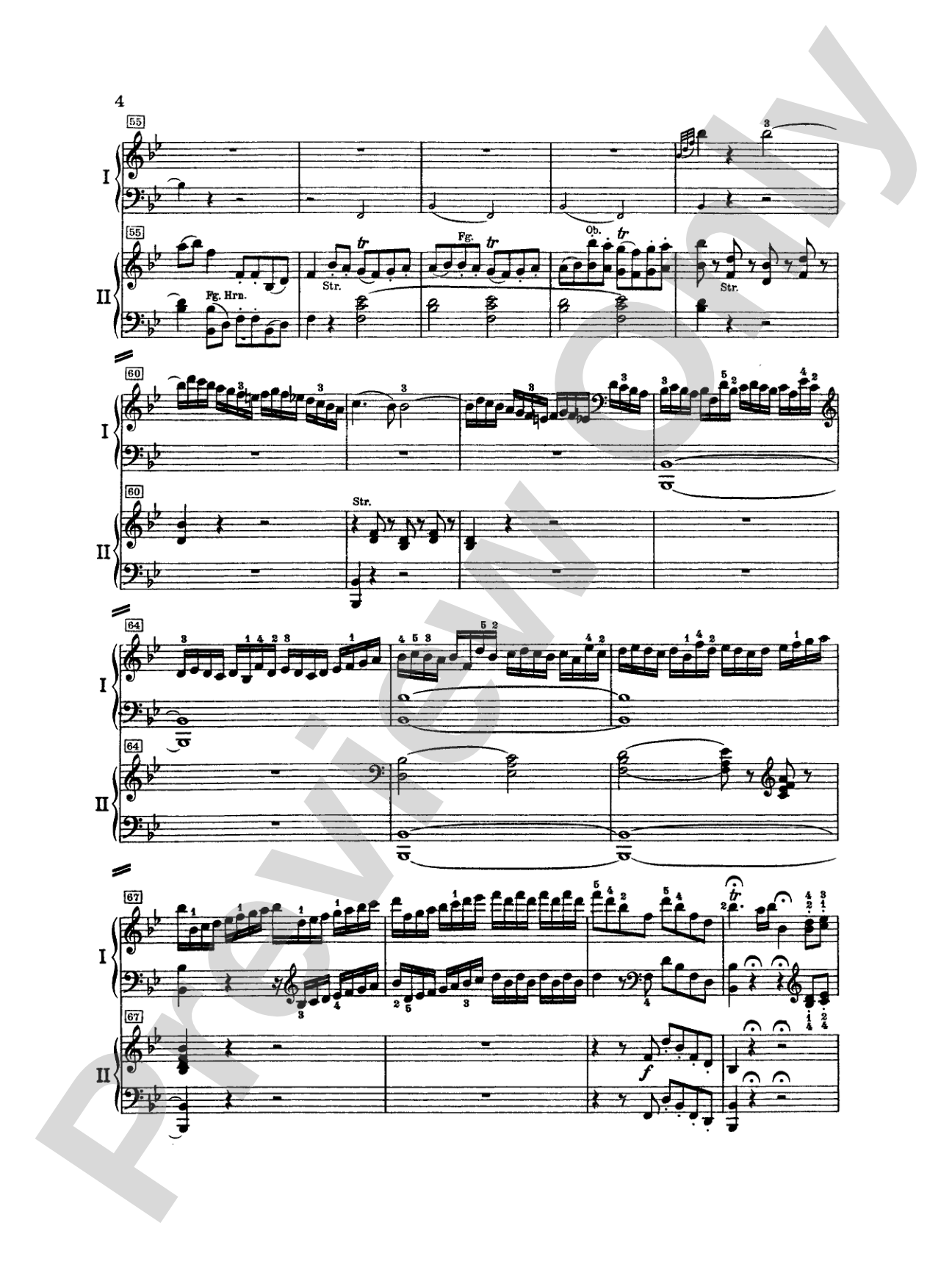 Mozart: Piano Concerto No. 15 in B flat Major, K. 450: Piano Duo (2 Pianos, 4 Hands) Book (2 copies required)
