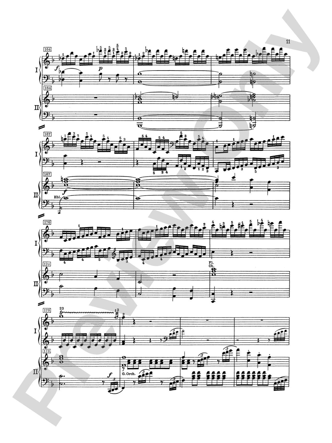 Mozart: Piano Concerto No. 20 in D Minor, K. 466: Piano Duo (2 Pianos, 4 Hands) Book (2 copies required)