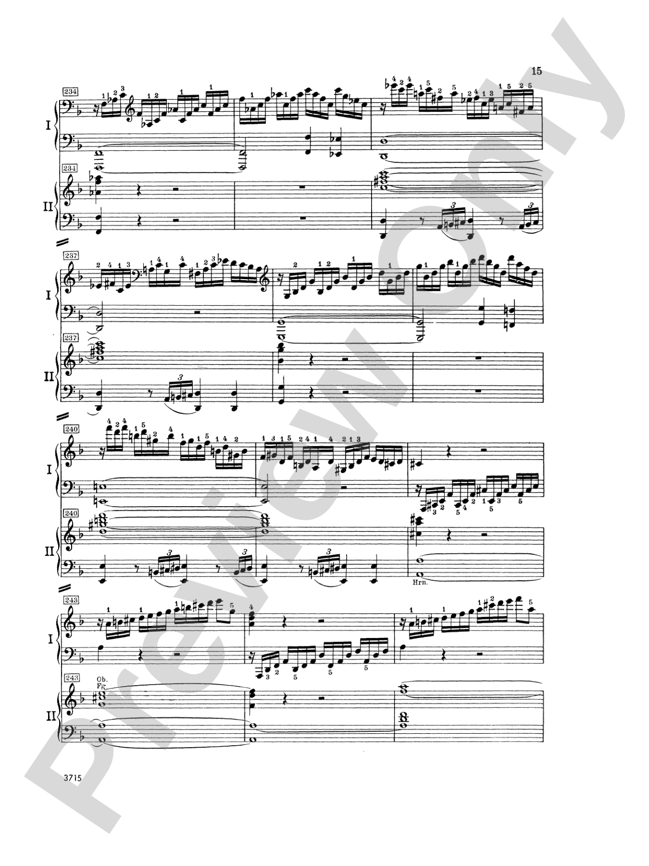 Mozart: Piano Concerto No. 20 in D Minor, K. 466: Piano Duo (2 Pianos, 4 Hands) Book (2 copies required)