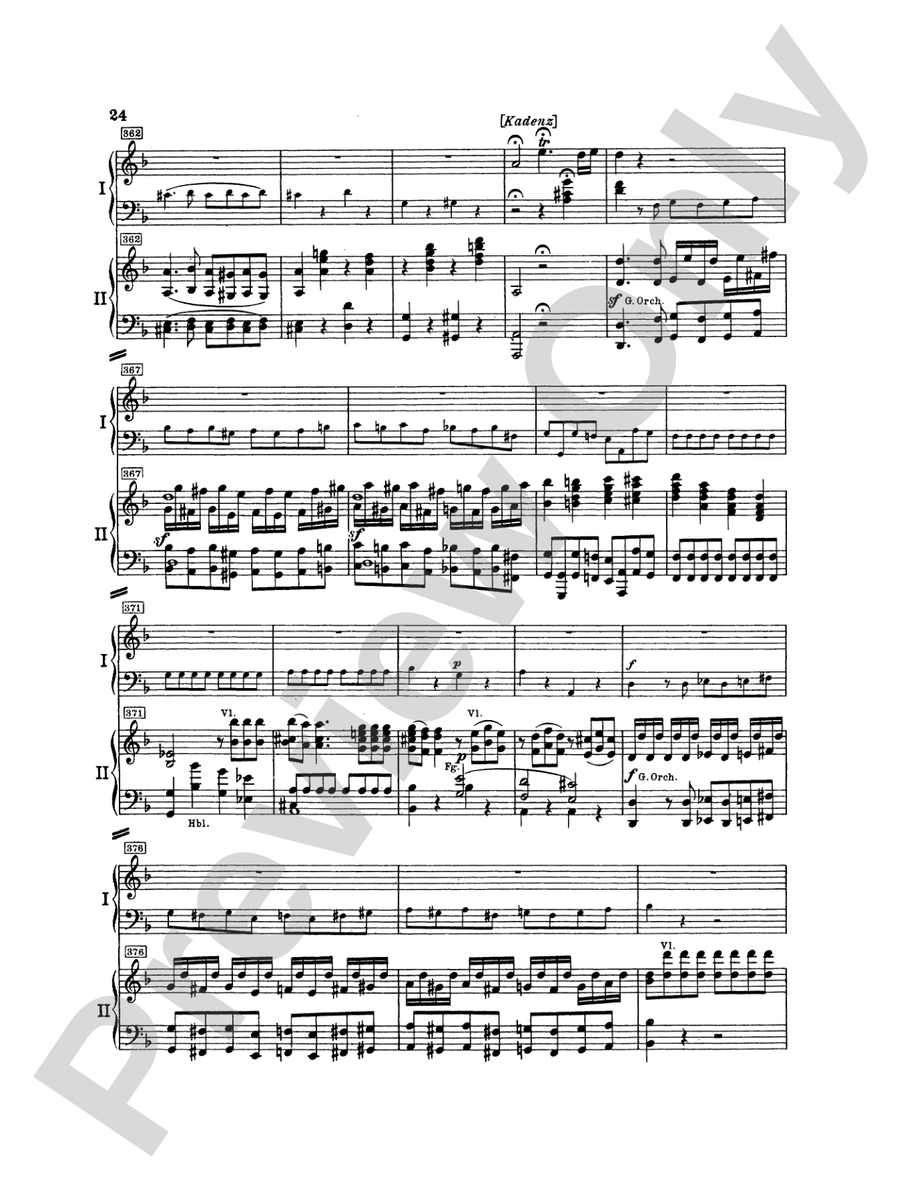Mozart: Piano Concerto No. 20 in D Minor, K. 466: Piano Duo (2 Pianos, 4 Hands) Book (2 copies required)