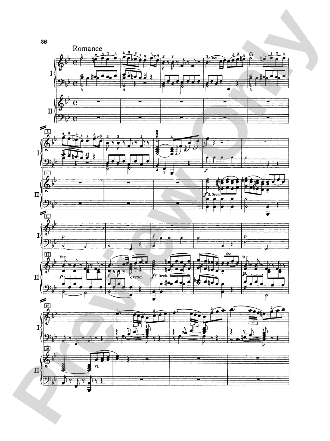 Mozart: Piano Concerto No. 20 in D Minor, K. 466: Piano Duo (2 Pianos, 4 Hands) Book (2 copies required)