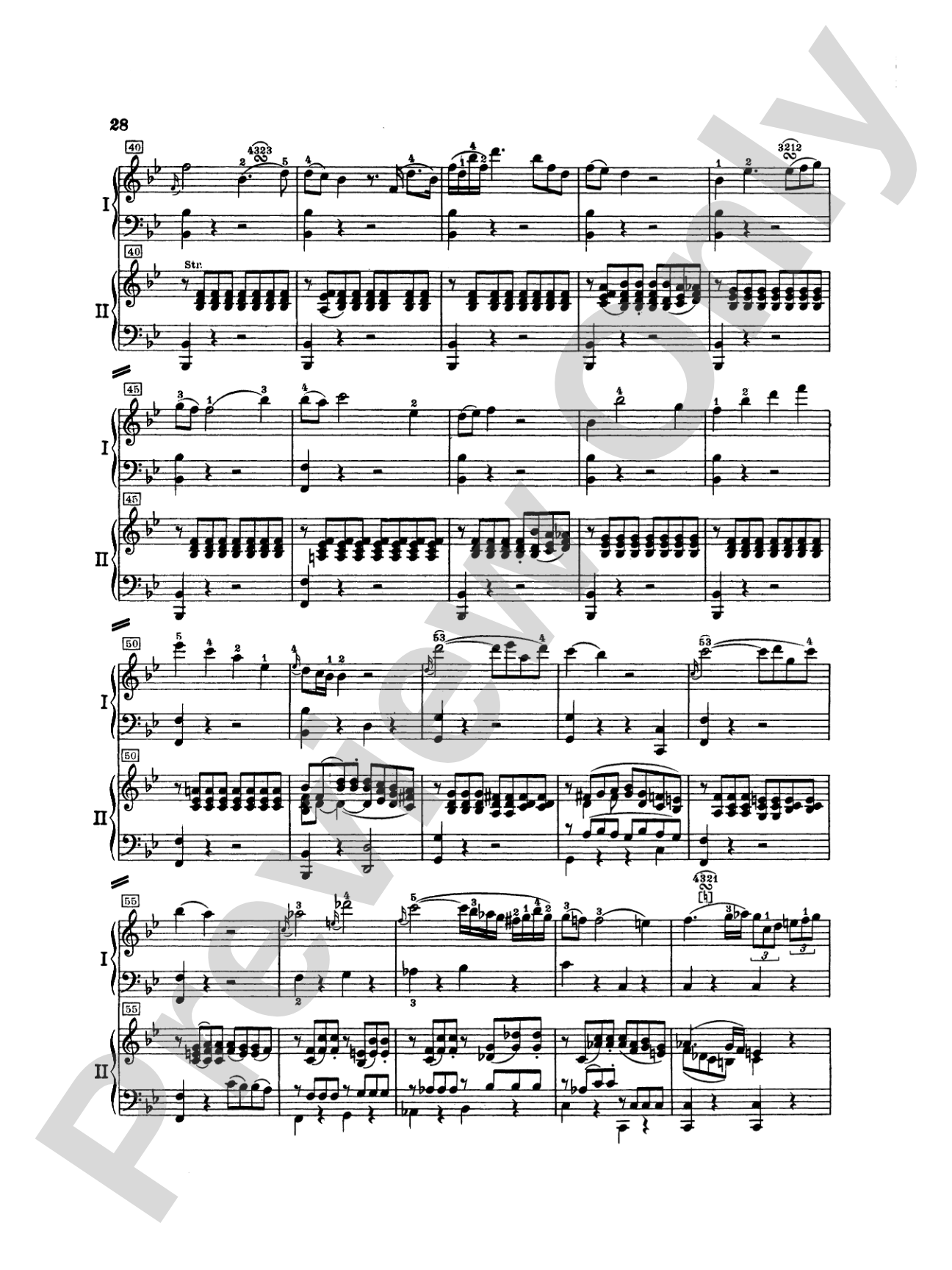 Mozart: Piano Concerto No. 20 in D Minor, K. 466: Piano Duo (2 Pianos, 4 Hands) Book (2 copies required)