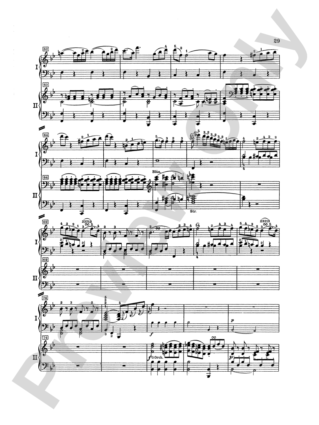 Mozart: Piano Concerto No. 20 in D Minor, K. 466: Piano Duo (2 Pianos, 4 Hands) Book (2 copies required)