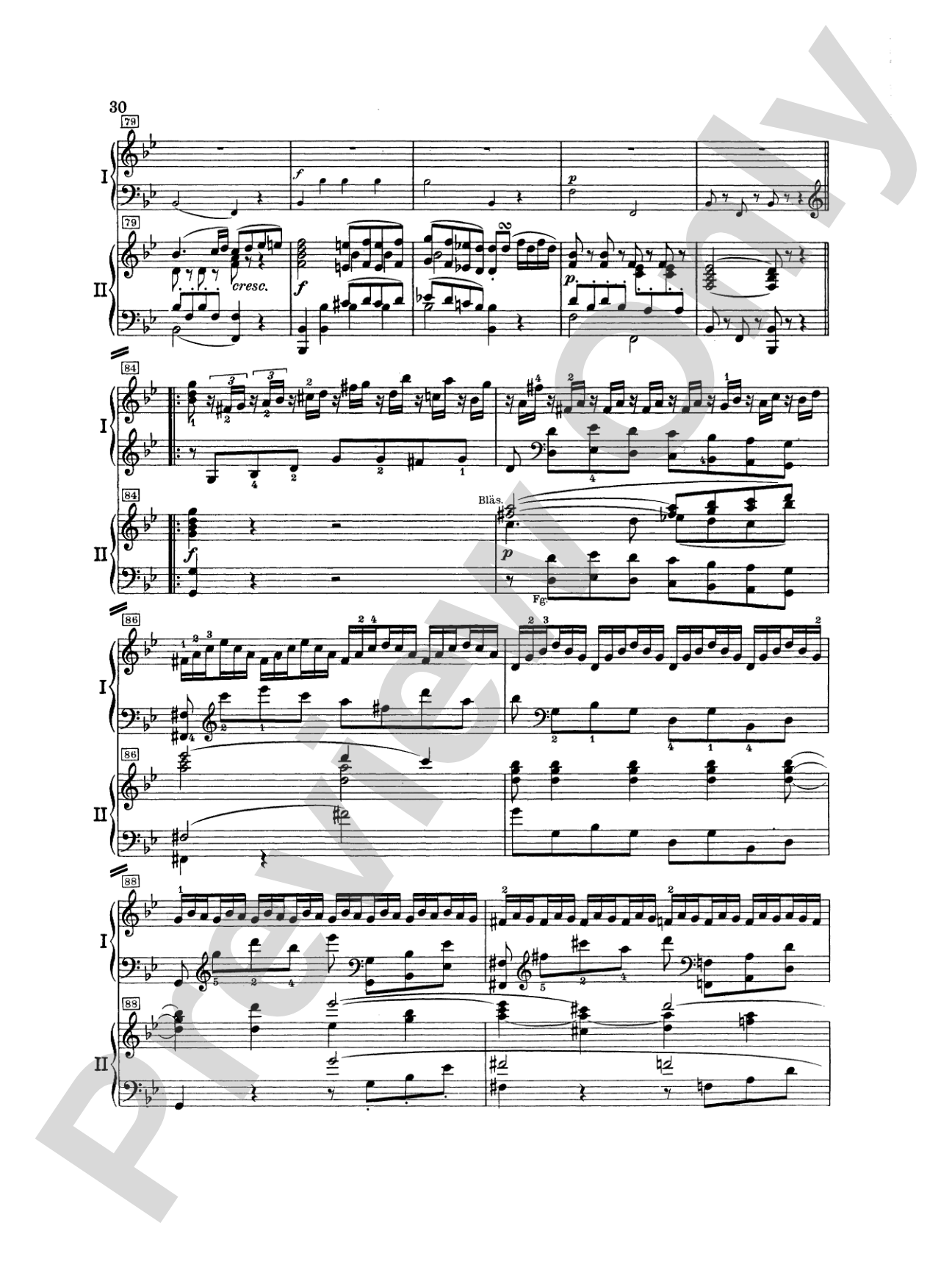 Mozart: Piano Concerto No. 20 in D Minor, K. 466: Piano Duo (2 Pianos, 4 Hands) Book (2 copies required)