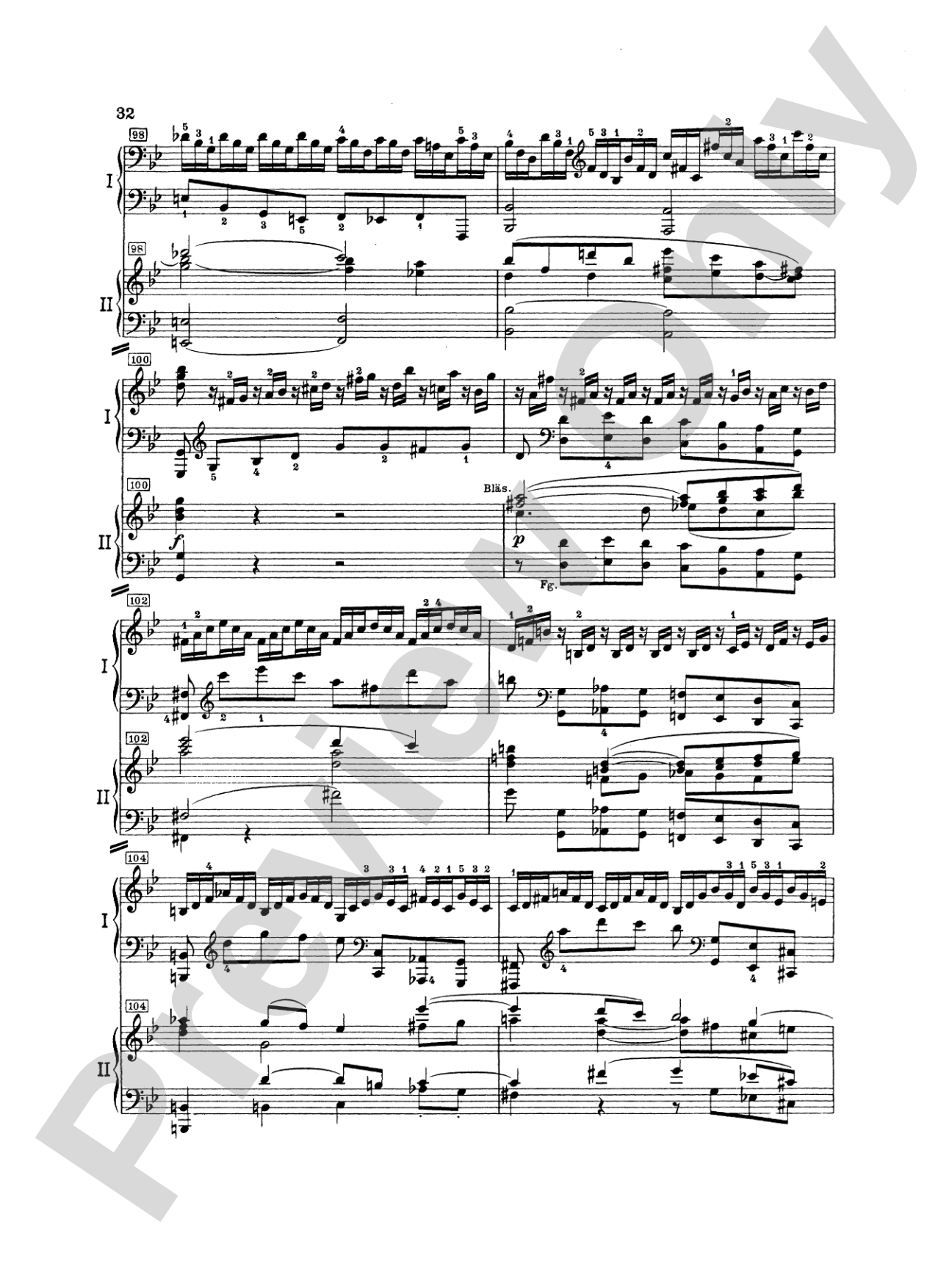 Mozart: Piano Concerto No. 20 in D Minor, K. 466: Piano Duo (2 Pianos, 4 Hands) Book (2 copies required)