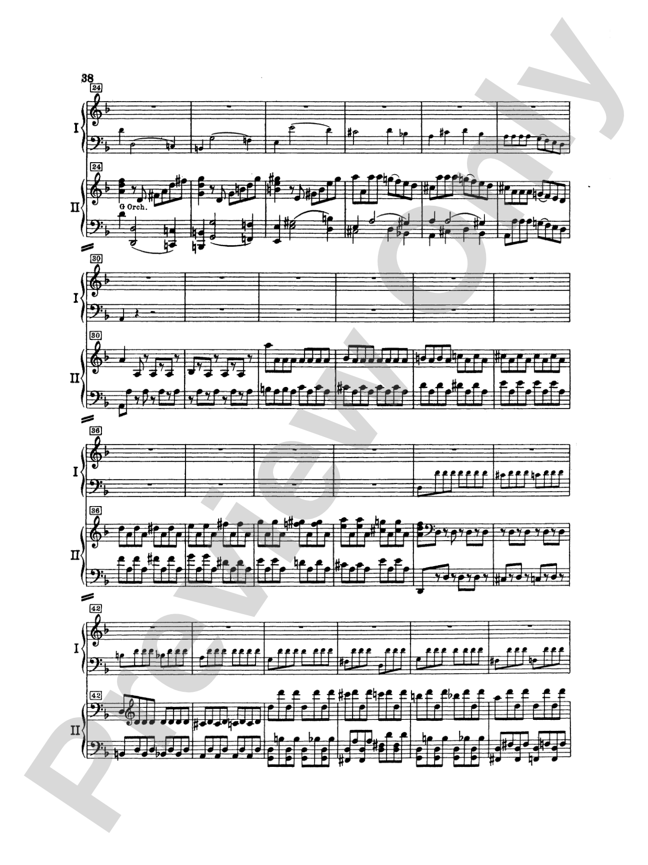 Mozart: Piano Concerto No. 20 in D Minor, K. 466: Piano Duo (2 Pianos, 4 Hands) Book (2 copies required)