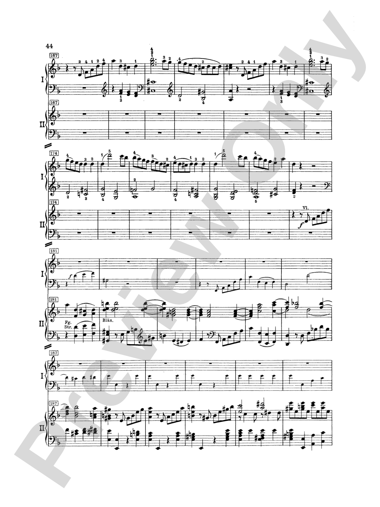 Mozart: Piano Concerto No. 20 in D Minor, K. 466: Piano Duo (2 Pianos, 4 Hands) Book (2 copies required)