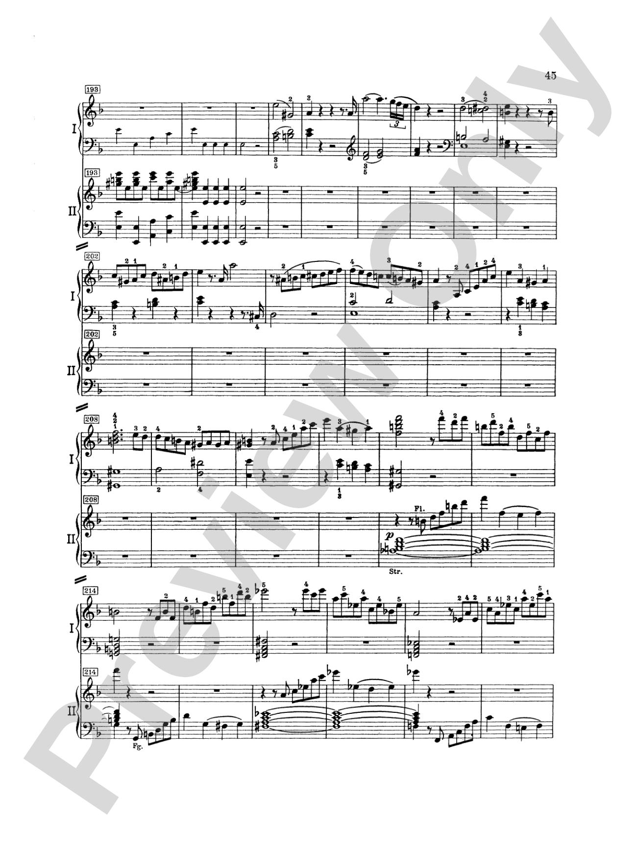 Mozart: Piano Concerto No. 20 in D Minor, K. 466: Piano Duo (2 Pianos, 4 Hands) Book (2 copies required)