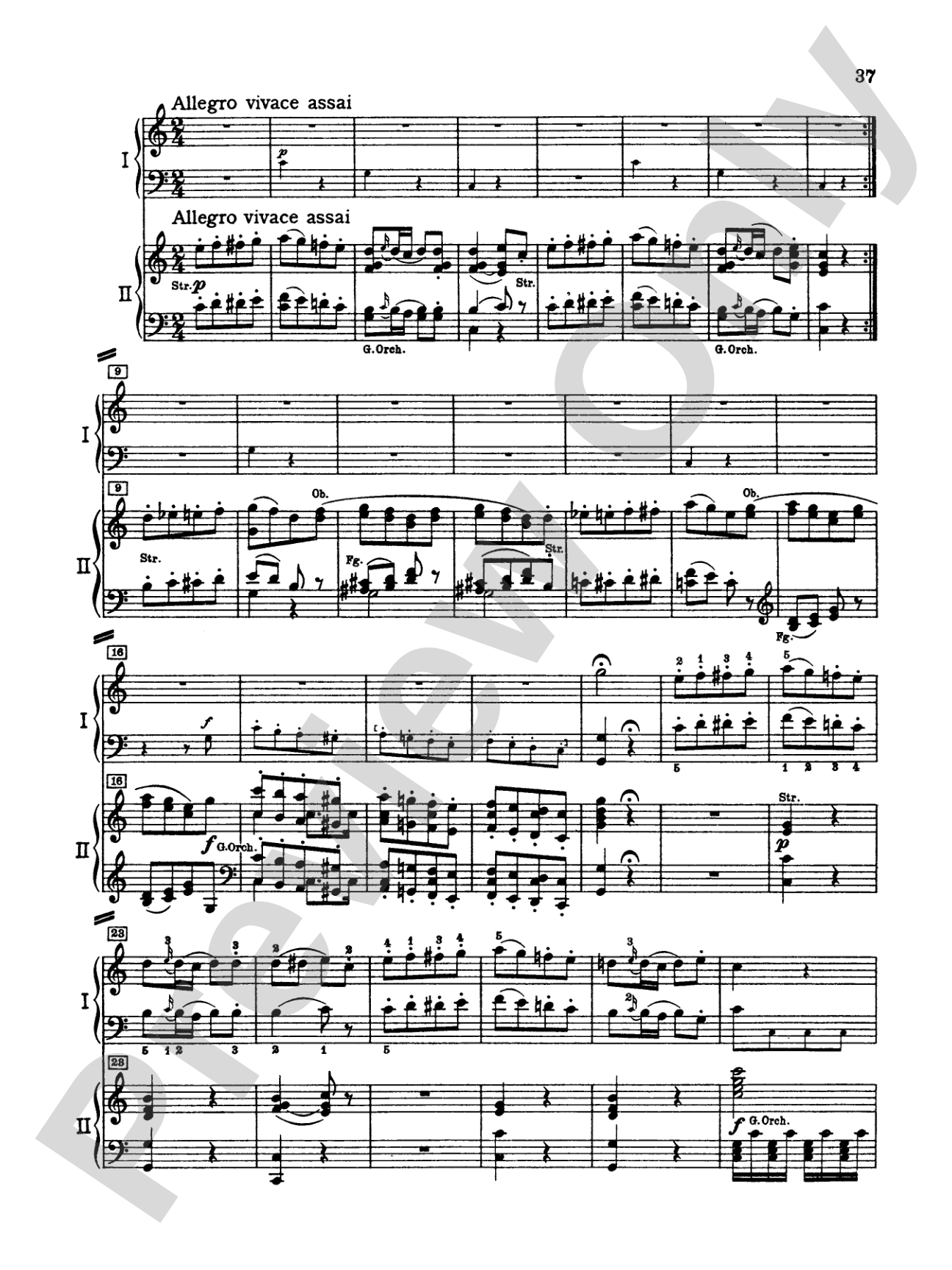 Mozart: Piano Concerto No. 21 in C Major, K. 467: Piano Duo (2 Pianos, 4 Hands) Book (2 copies required)