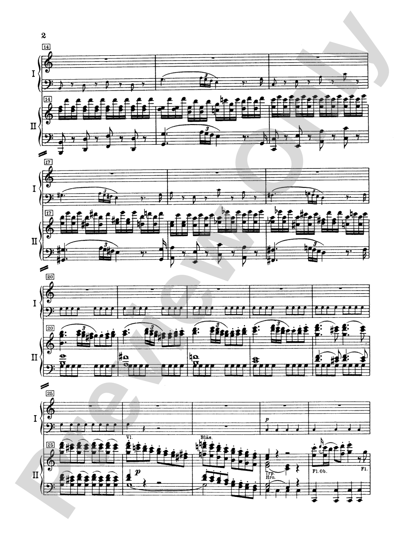 Mozart: Piano Concerto No. 21 in C Major, K. 467: Piano Duo (2 Pianos, 4 Hands) Book (2 copies required)