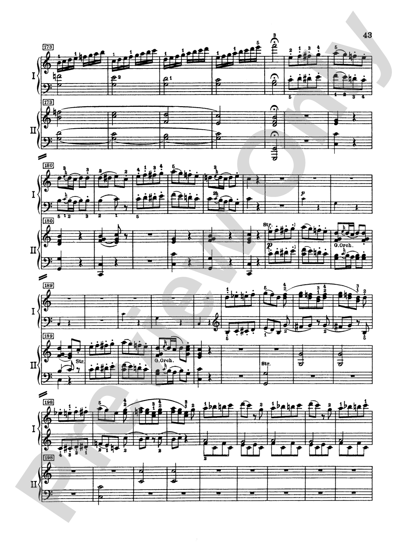 Mozart: Piano Concerto No. 21 in C Major, K. 467: Piano Duo (2 Pianos, 4 Hands) Book (2 copies required)