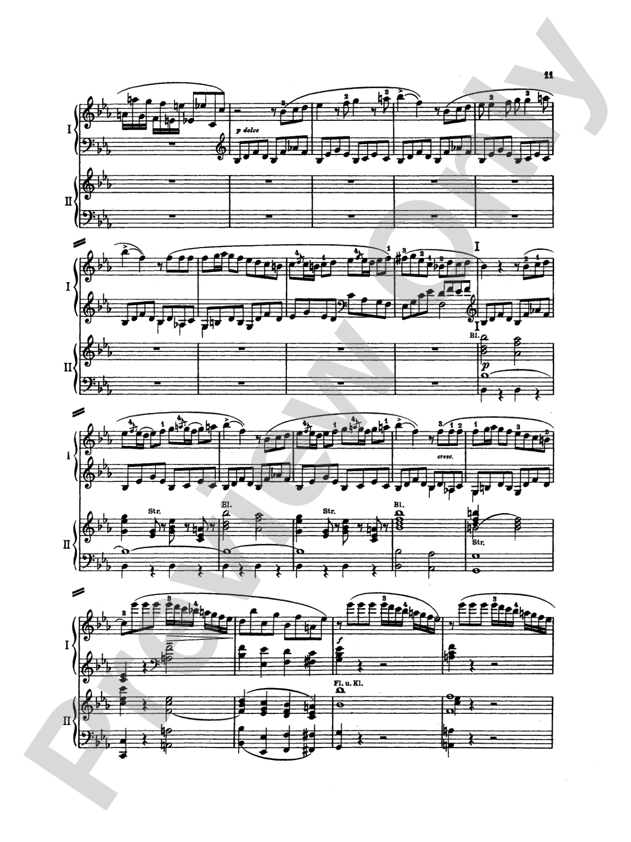 Mozart: Piano Concerto No. 22 in E flat Major, K. 482: Piano Duo (2 Pianos, 4 Hands) Book (2 copies required)