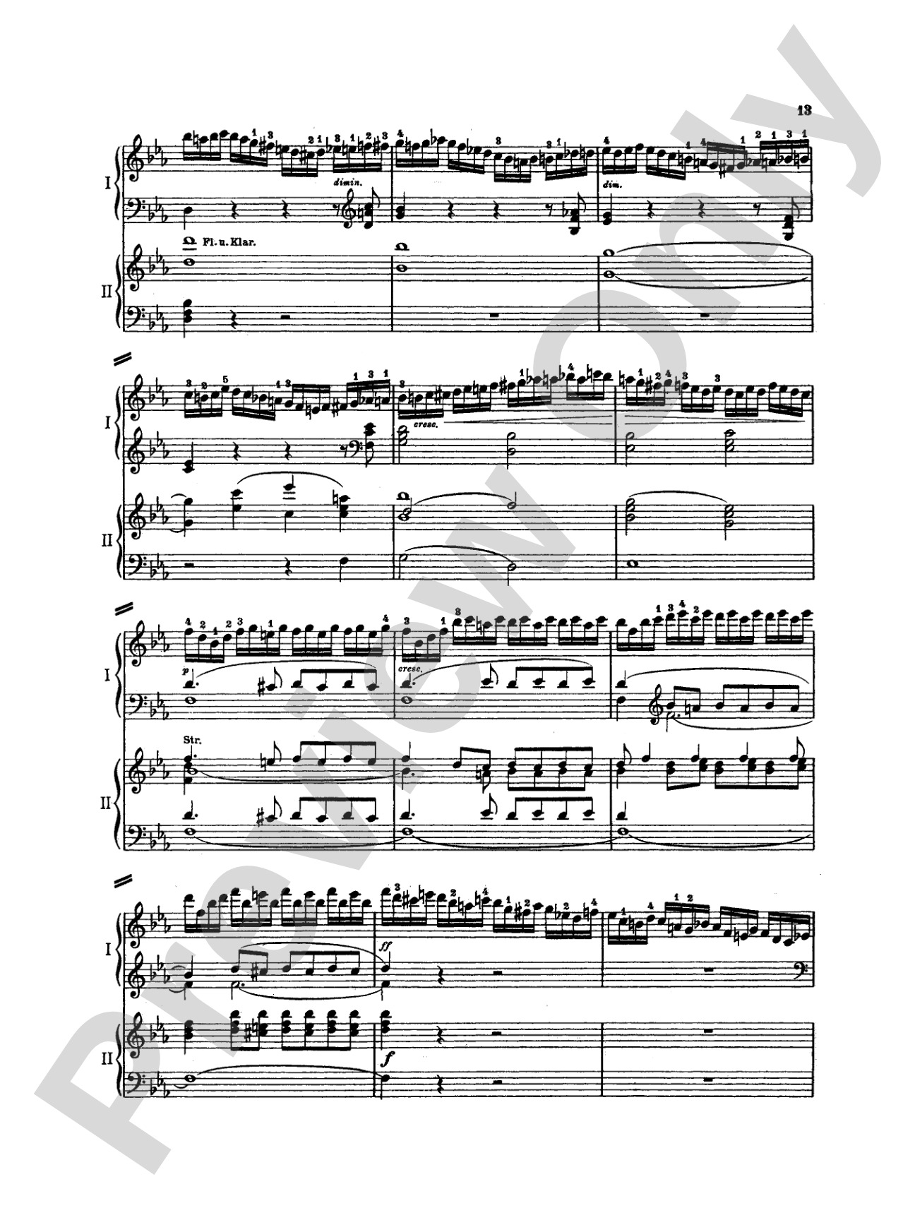 Mozart: Piano Concerto No. 22 in E flat Major, K. 482: Piano Duo (2 Pianos, 4 Hands) Book (2 copies required)