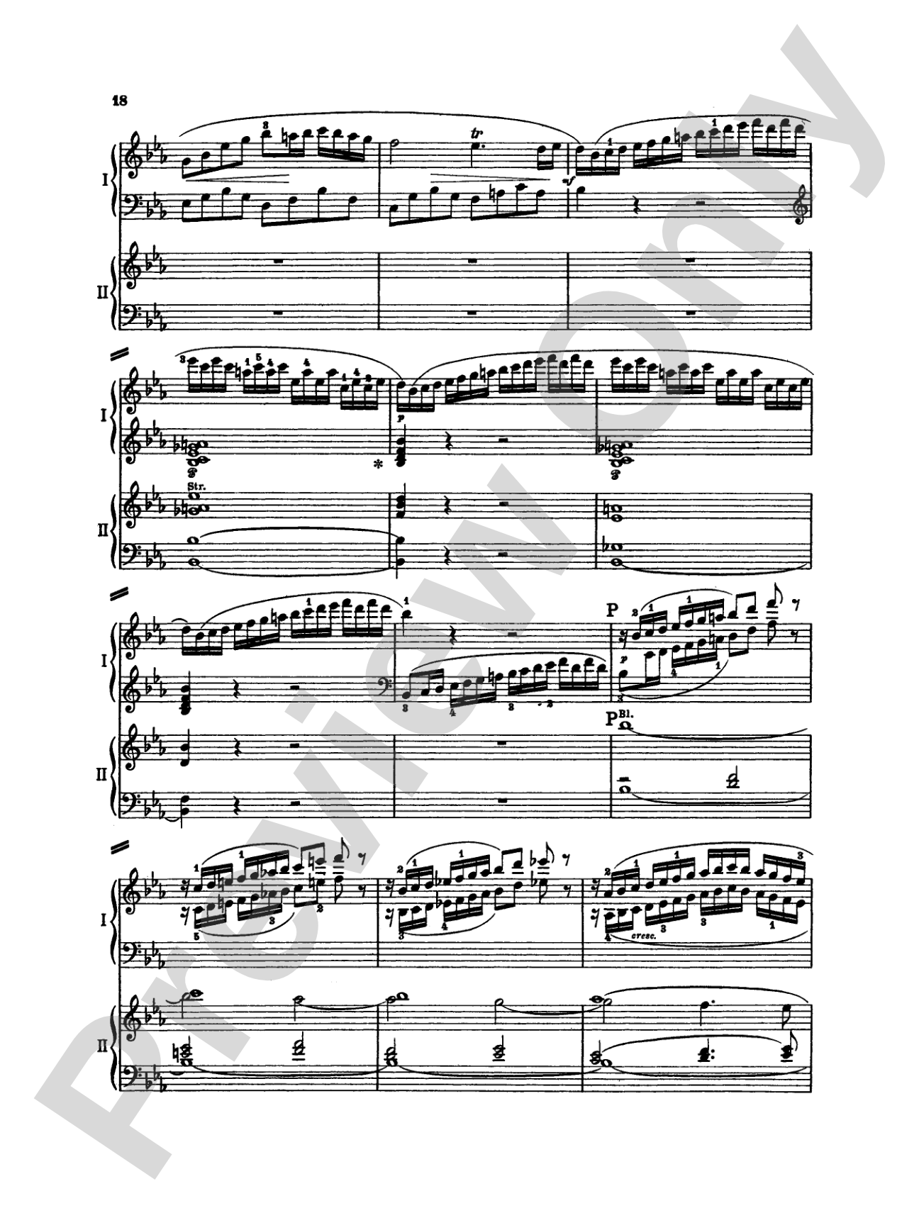 Mozart: Piano Concerto No. 22 in E flat Major, K. 482: Piano Duo (2 Pianos, 4 Hands) Book (2 copies required)