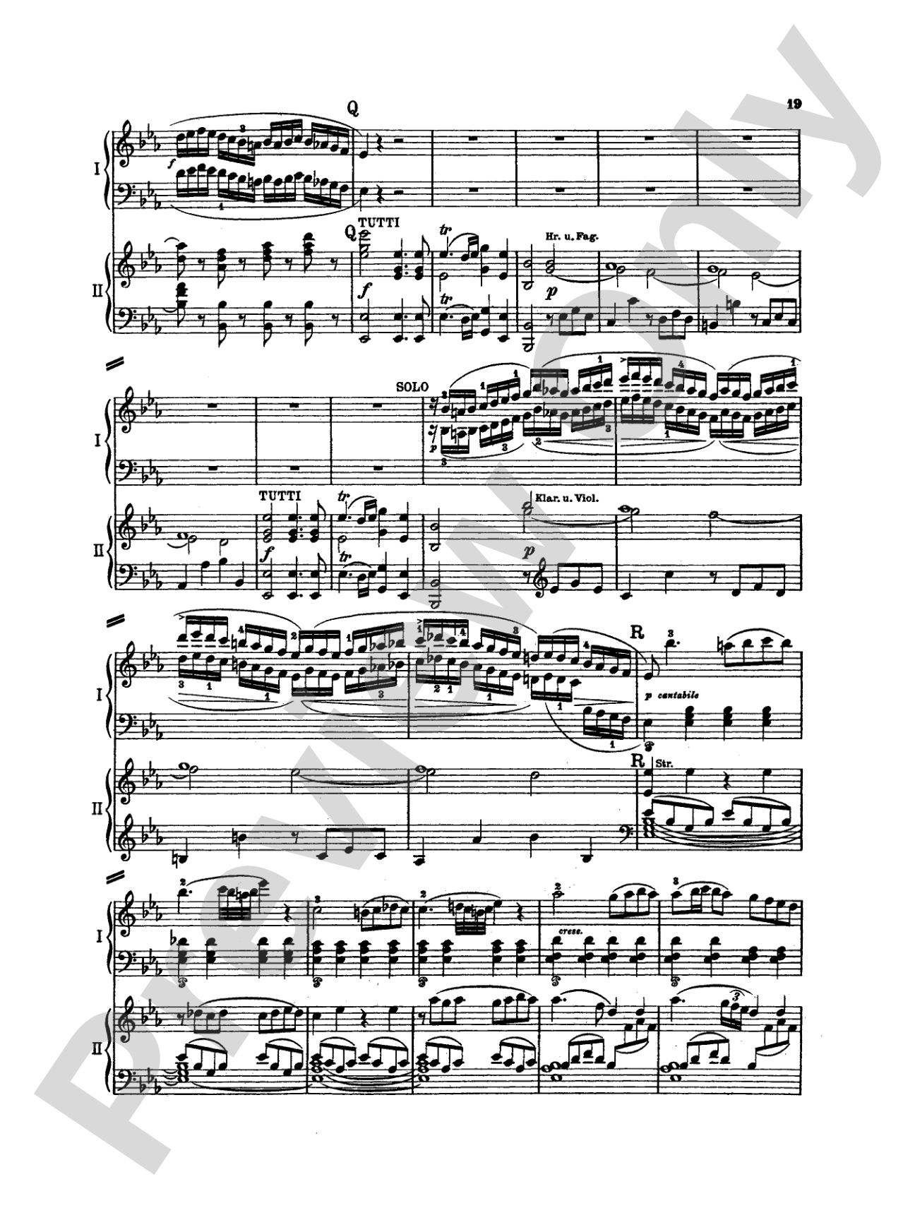 Mozart: Piano Concerto No. 22 in E flat Major, K. 482: Piano Duo (2 Pianos, 4 Hands) Book (2 copies required)