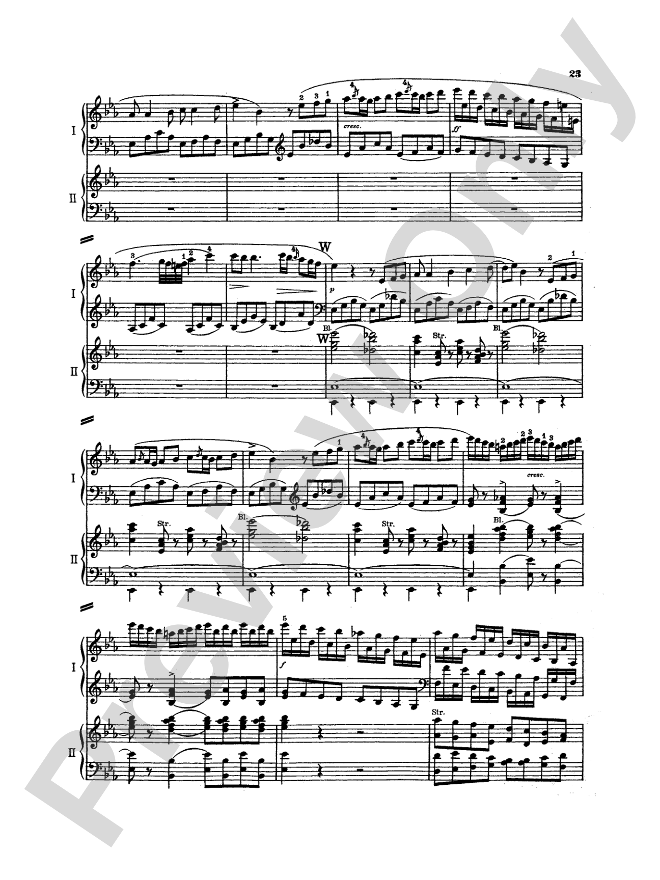 Mozart: Piano Concerto No. 22 in E flat Major, K. 482: Piano Duo (2 Pianos, 4 Hands) Book (2 copies required)