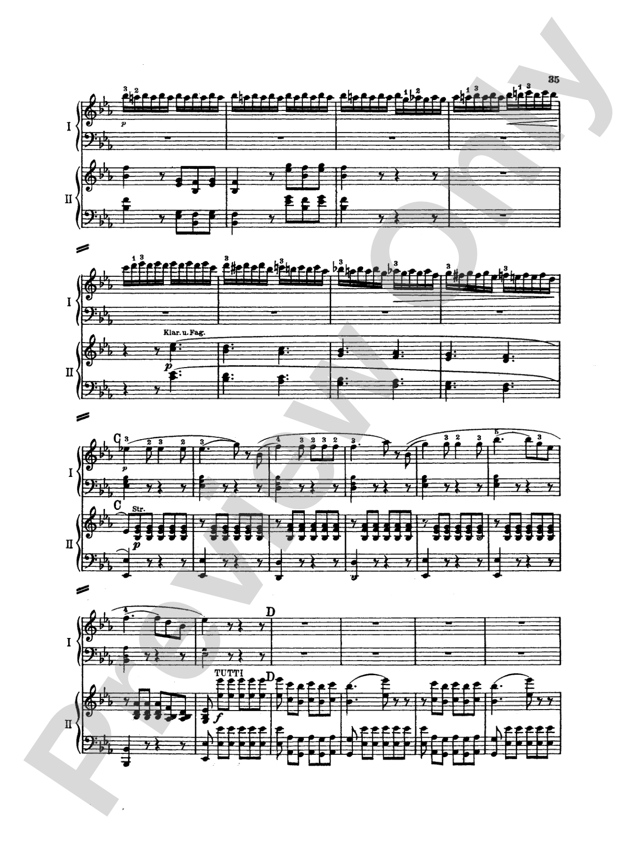 Mozart: Piano Concerto No. 22 in E flat Major, K. 482: Piano Duo (2 Pianos, 4 Hands) Book (2 copies required)