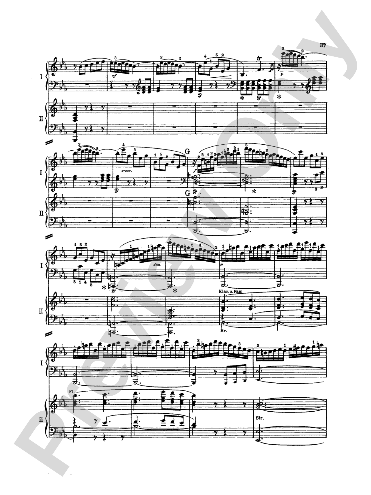 Mozart: Piano Concerto No. 22 in E flat Major, K. 482: Piano Duo (2 Pianos, 4 Hands) Book (2 copies required)