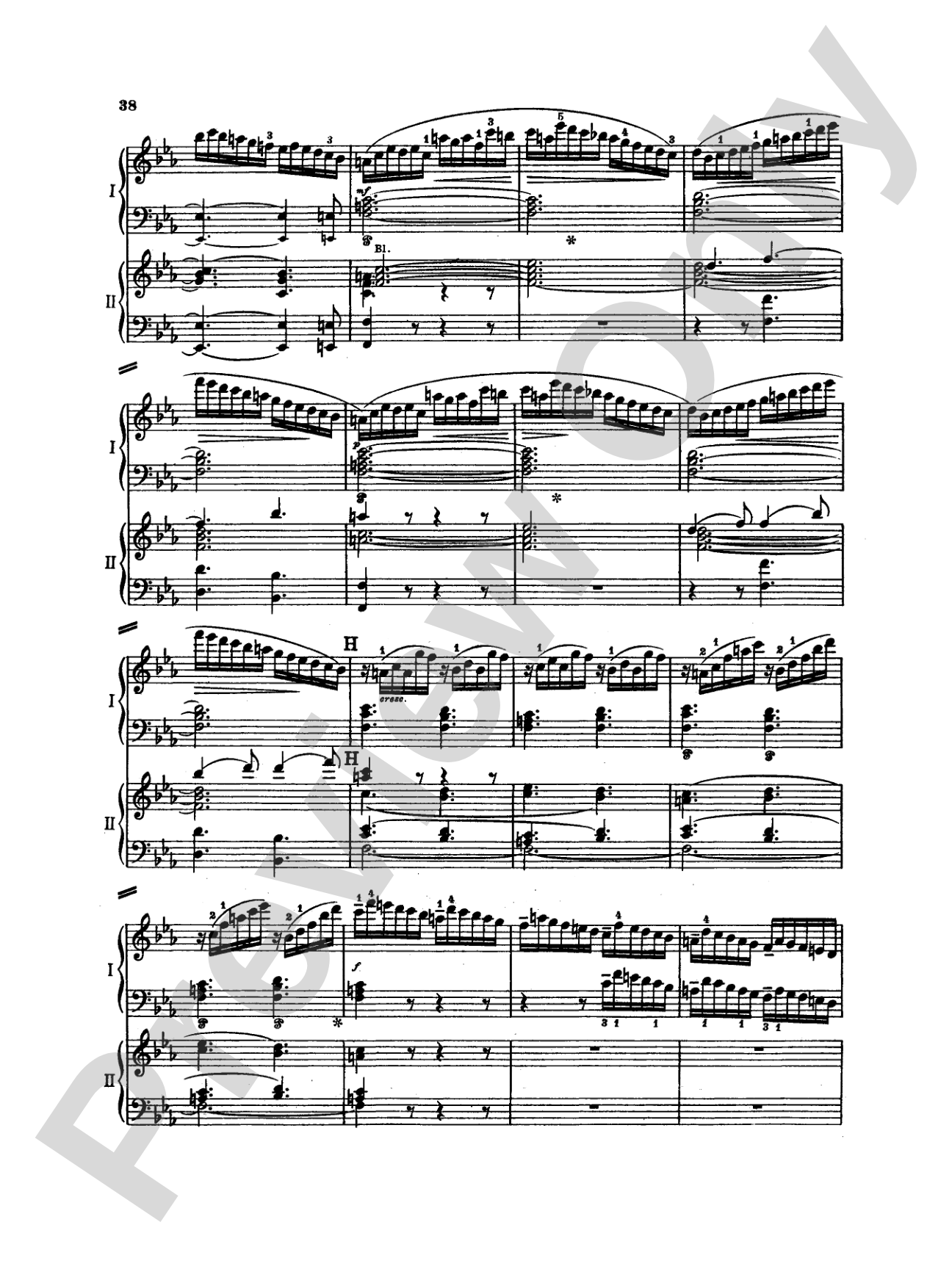 Mozart: Piano Concerto No. 22 in E flat Major, K. 482: Piano Duo (2 Pianos, 4 Hands) Book (2 copies required)