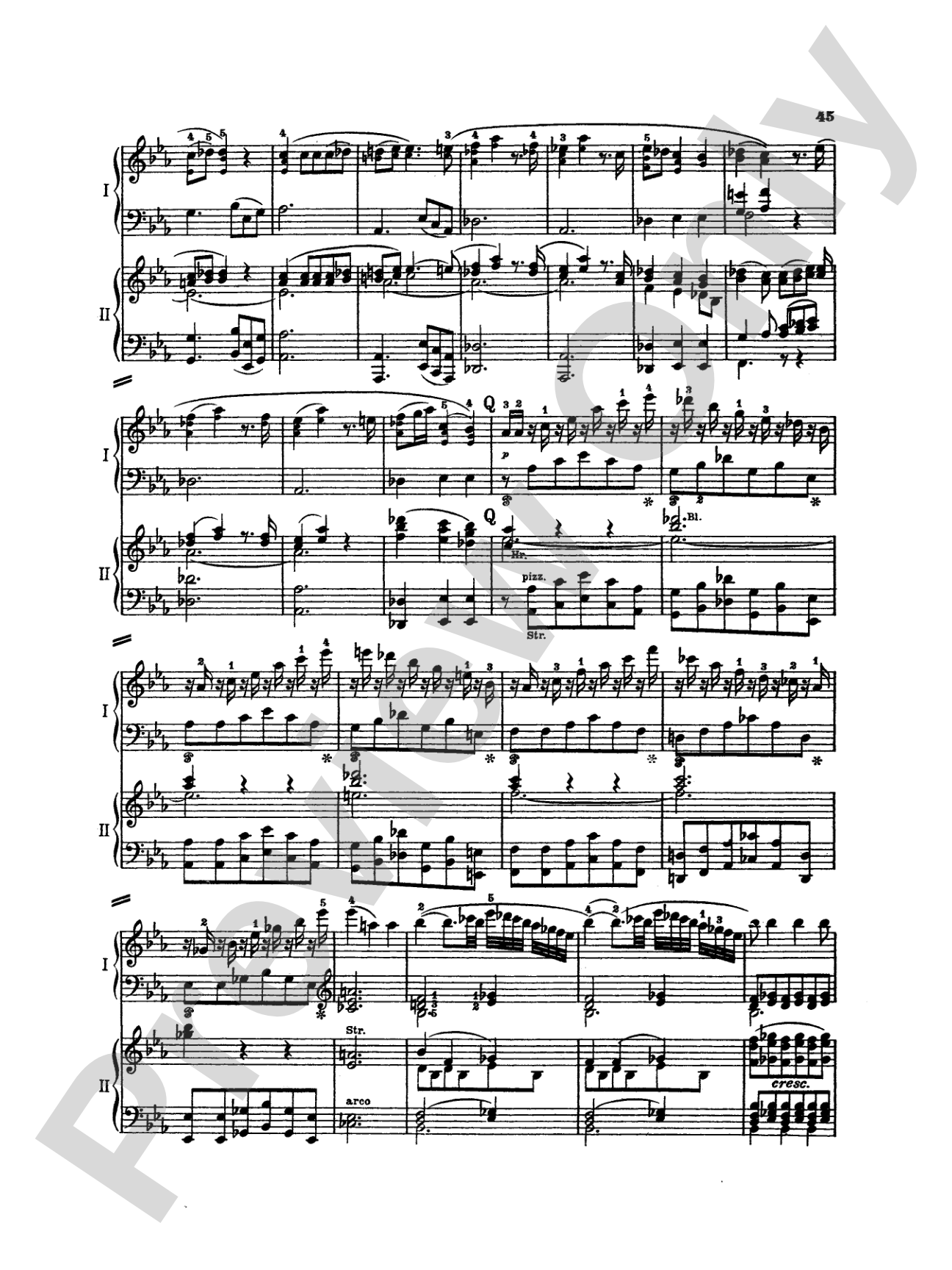 Mozart: Piano Concerto No. 22 in E flat Major, K. 482: Piano Duo (2 Pianos, 4 Hands) Book (2 copies required)