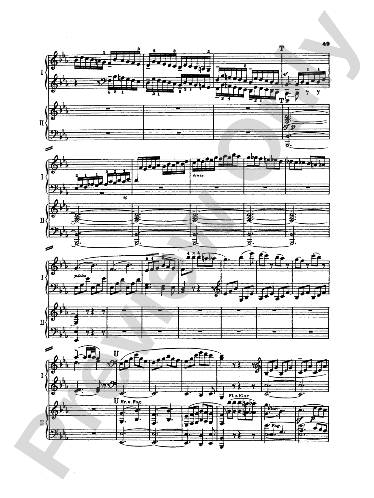 Mozart: Piano Concerto No. 22 in E flat Major, K. 482: Piano Duo (2 Pianos, 4 Hands) Book (2 copies required)