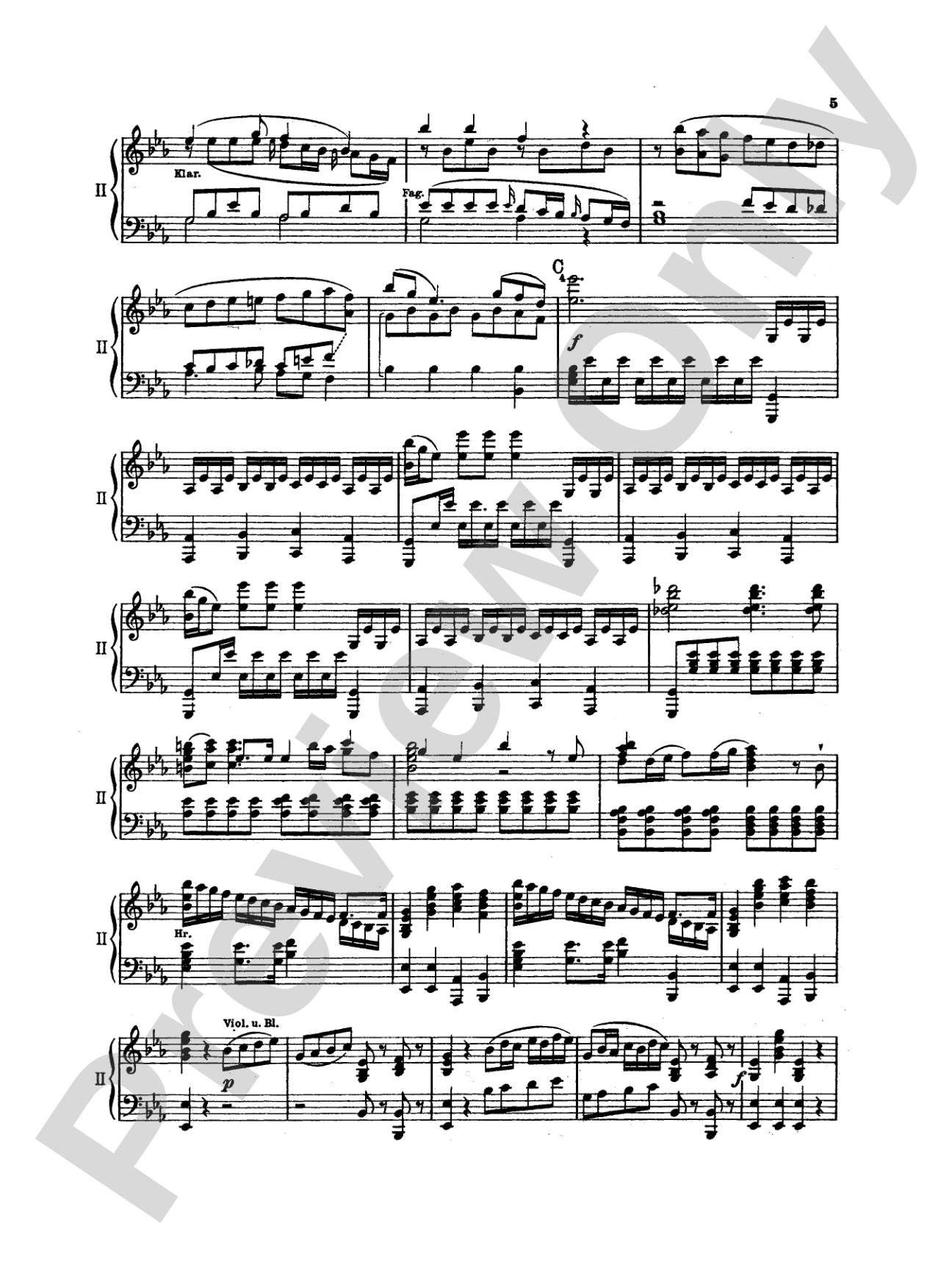 Mozart: Piano Concerto No. 22 in E flat Major, K. 482: Piano Duo (2 Pianos, 4 Hands) Book (2 copies required)