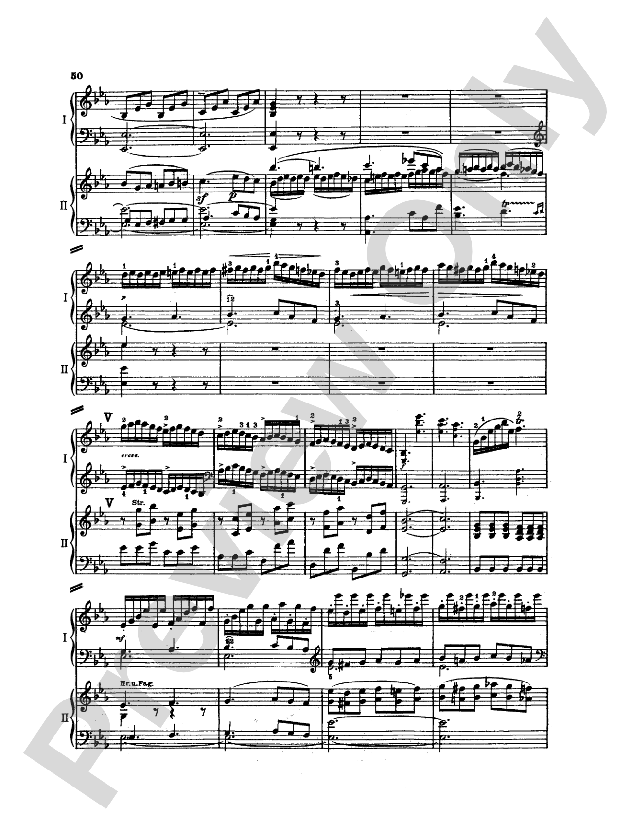 Mozart: Piano Concerto No. 22 in E flat Major, K. 482: Piano Duo (2 Pianos, 4 Hands) Book (2 copies required)