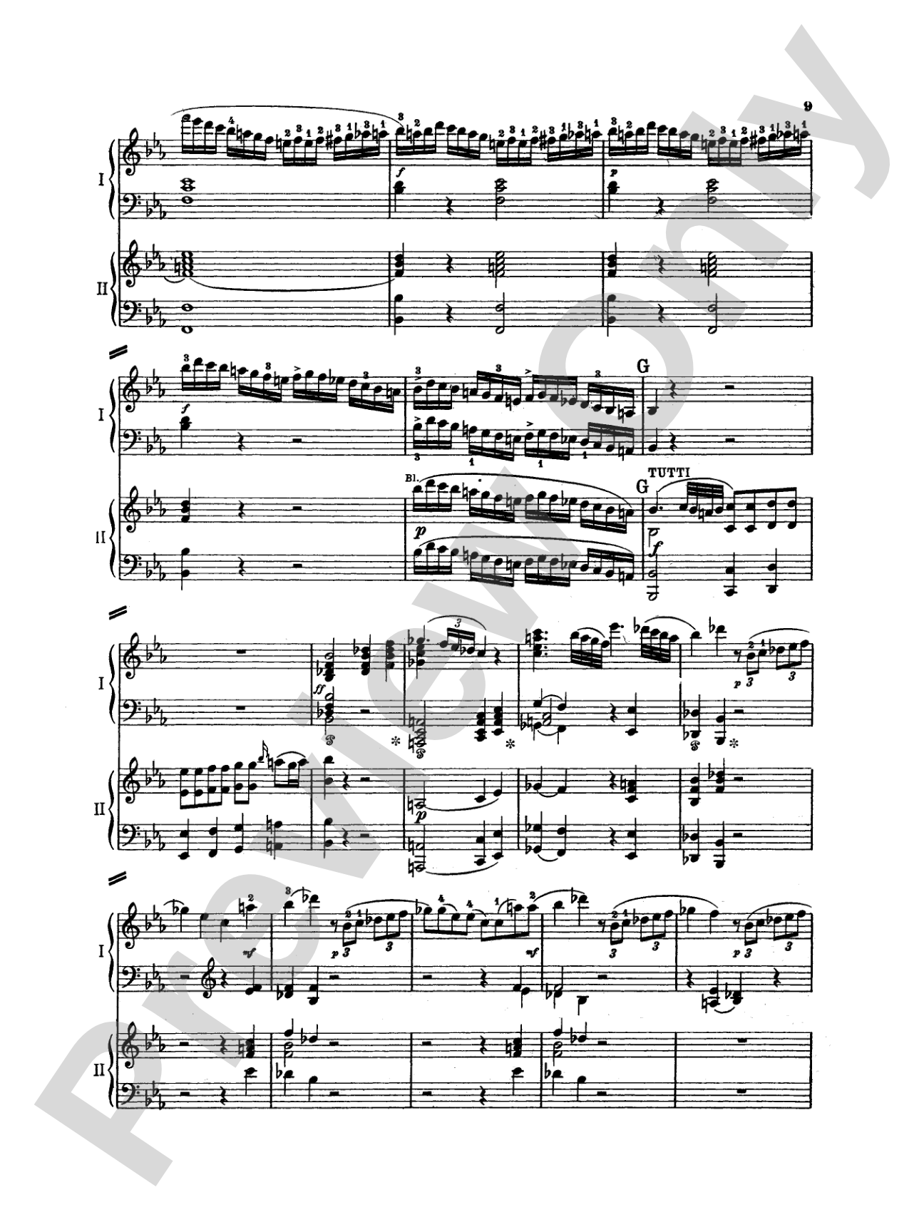 Mozart: Piano Concerto No. 22 in E flat Major, K. 482: Piano Duo (2 Pianos, 4 Hands) Book (2 copies required)