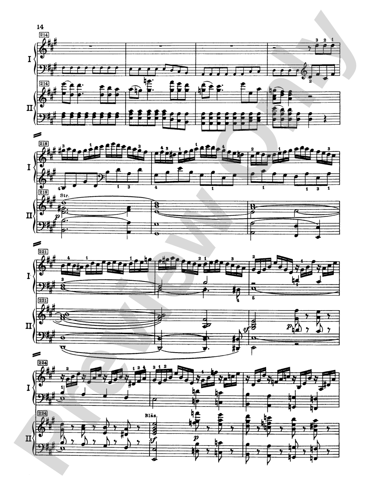 Mozart: Piano Concerto No. 23 in A Major, K. 488: Piano Duo (2 Pianos, 4 Hands) Book (2 copies required)