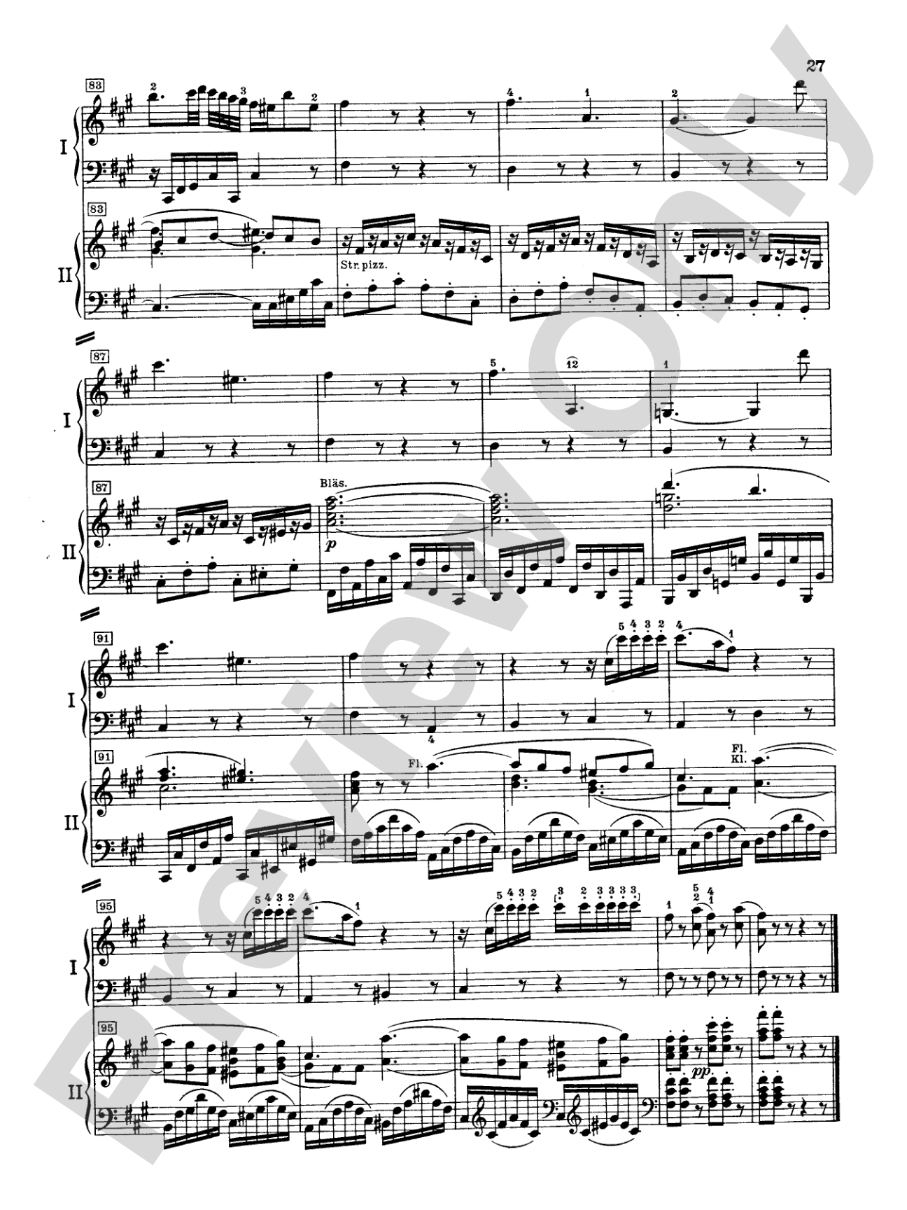 Mozart: Piano Concerto No. 23 in A Major, K. 488: Piano Duo (2 Pianos, 4 Hands) Book (2 copies required)
