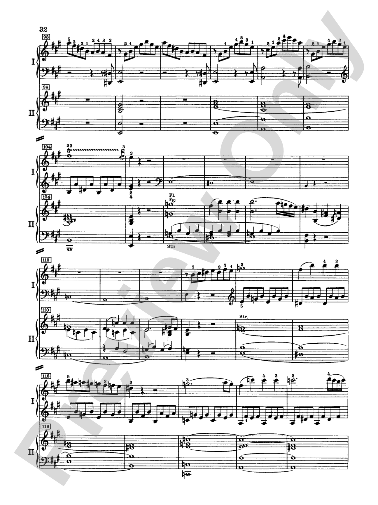 Mozart: Piano Concerto No. 23 in A Major, K. 488: Piano Duo (2 Pianos, 4 Hands) Book (2 copies required)