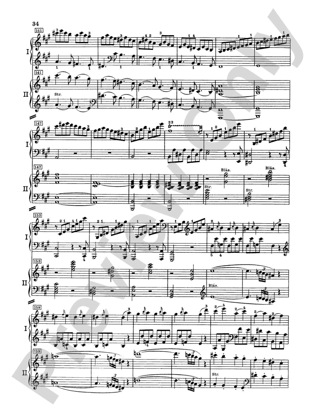 Mozart: Piano Concerto No. 23 in A Major, K. 488: Piano Duo (2 Pianos, 4 Hands) Book (2 copies required)