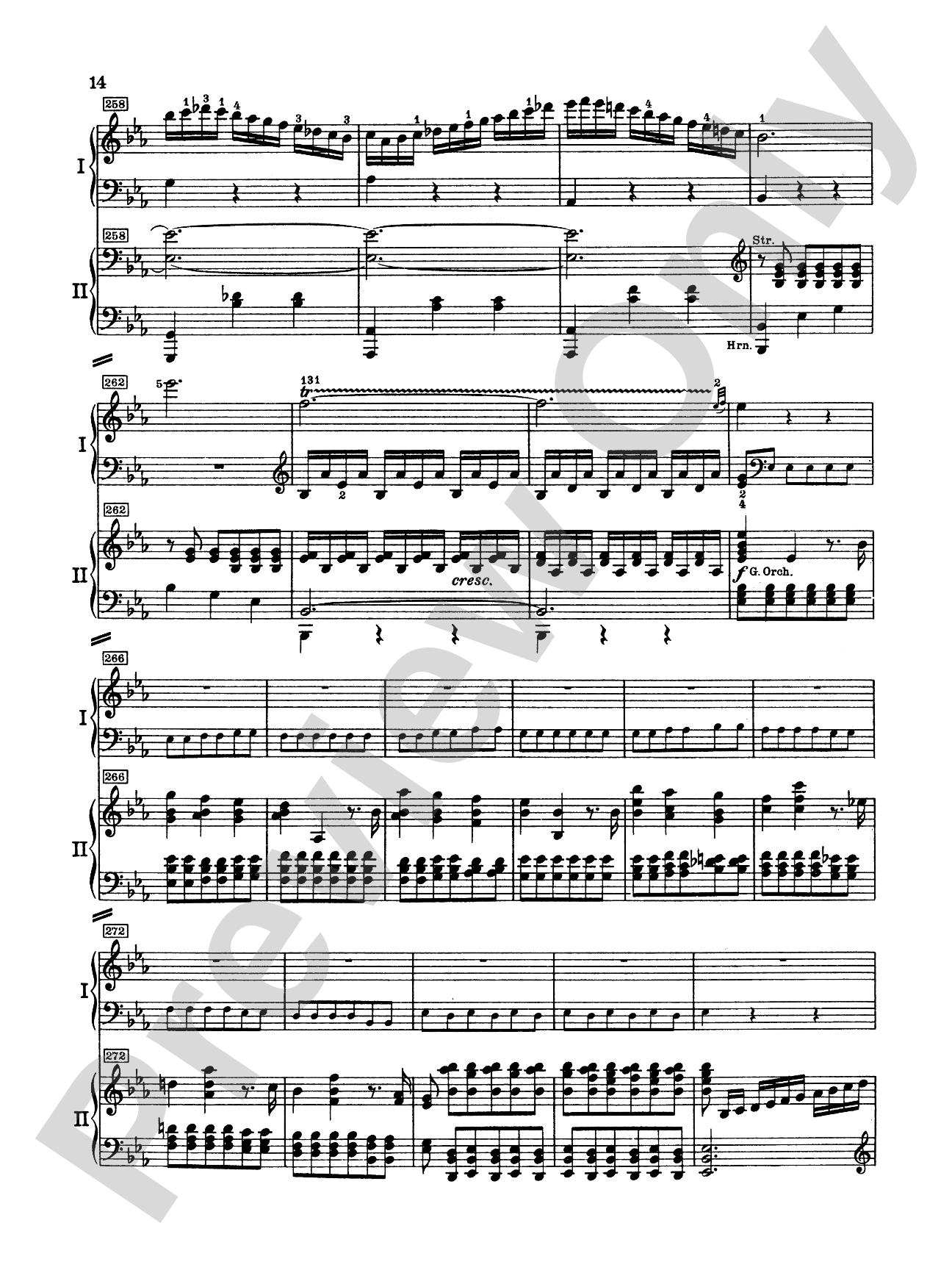 Mozart: Piano Concerto No. 24 in C Minor, K. 491: Piano Duo (2 Pianos, 4 Hands) Book (2 copies required)