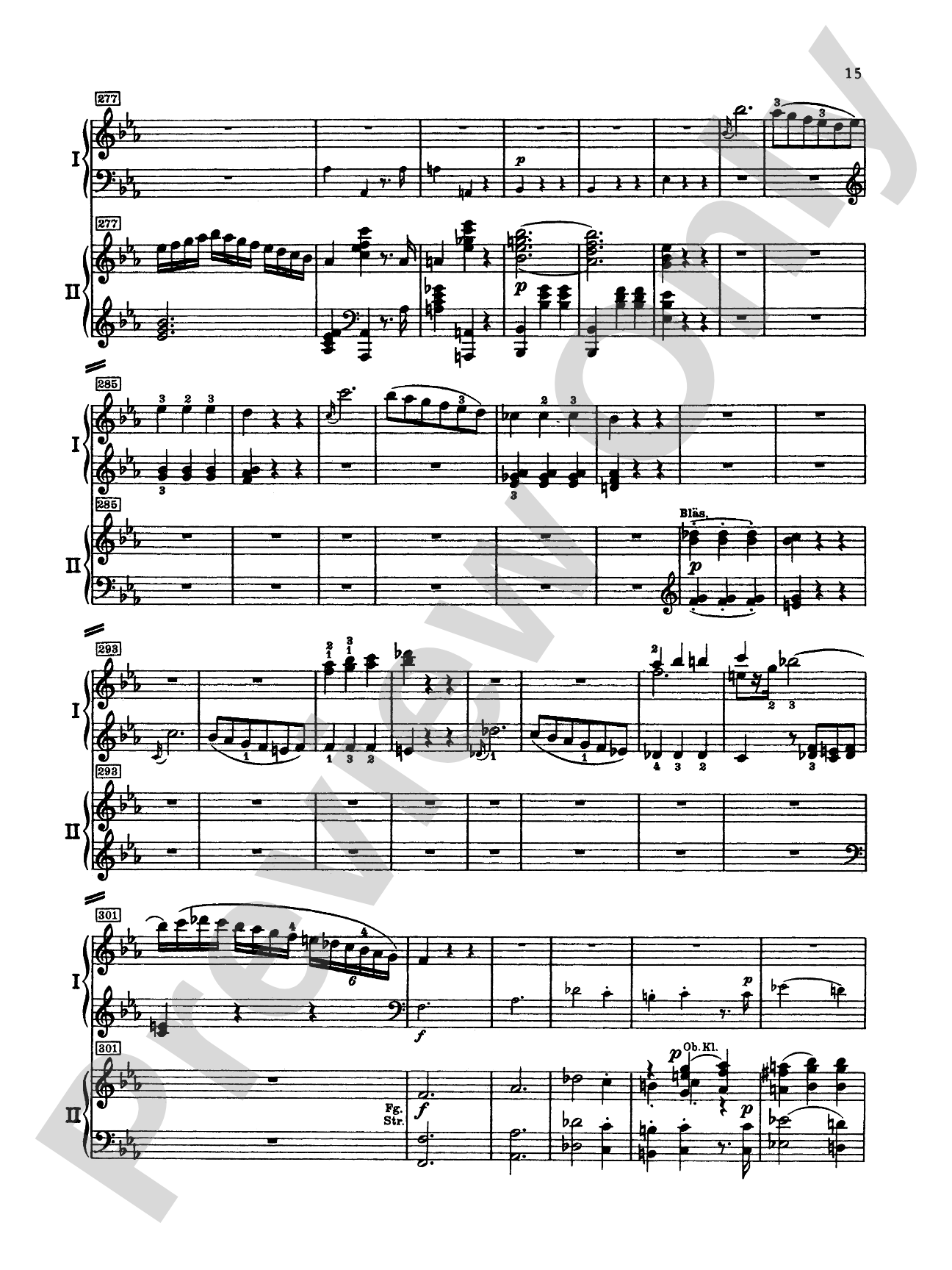 Mozart: Piano Concerto No. 24 in C Minor, K. 491: Piano Duo (2 Pianos, 4 Hands) Book (2 copies required)